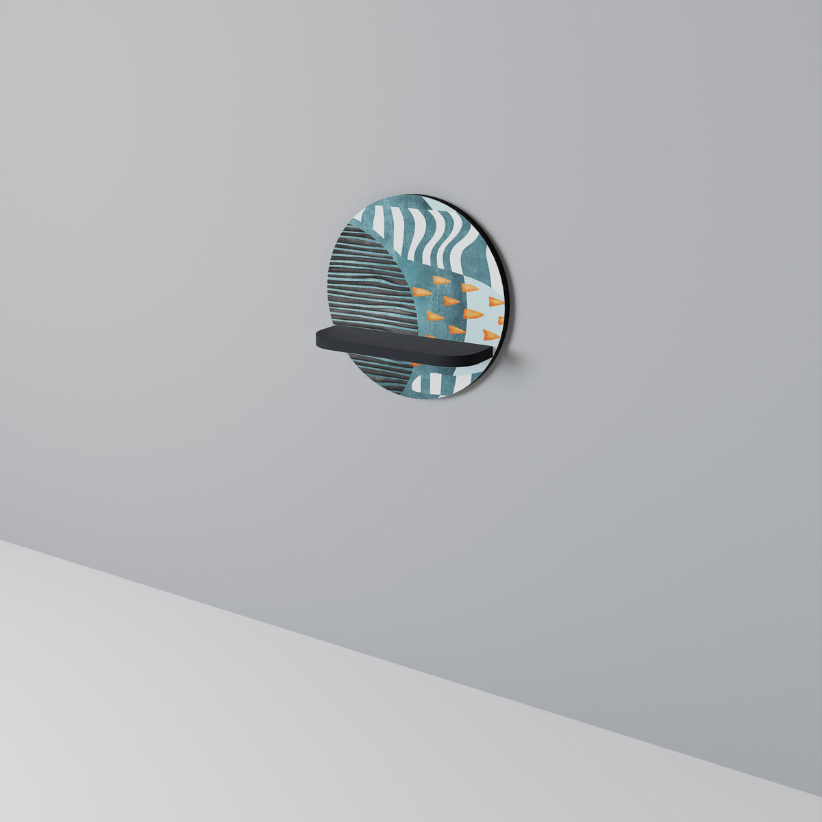 SHROUDED SHAPES Art Shelf