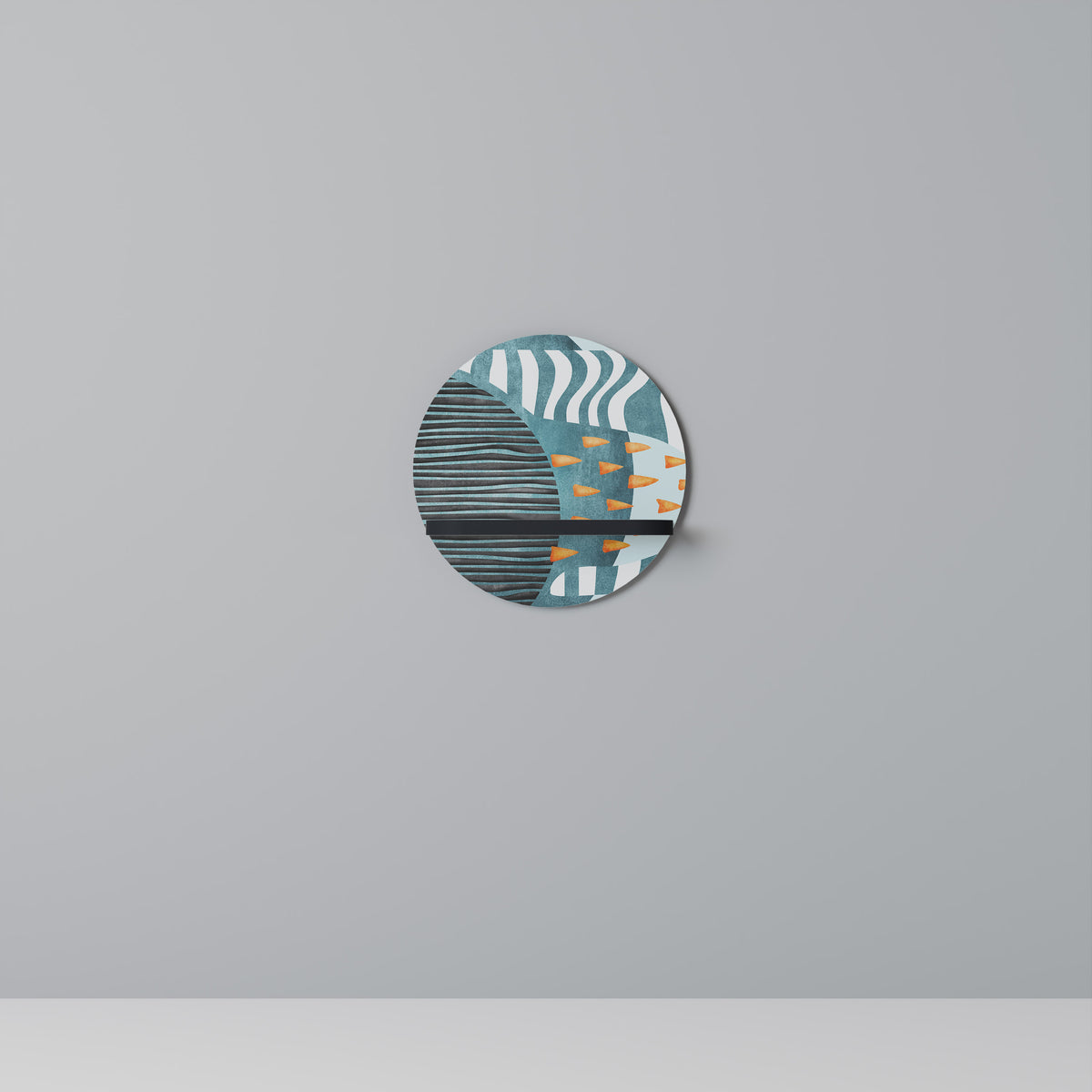 SHROUDED SHAPES Art Shelf