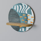 SHROUDED SHAPES Art Shelf