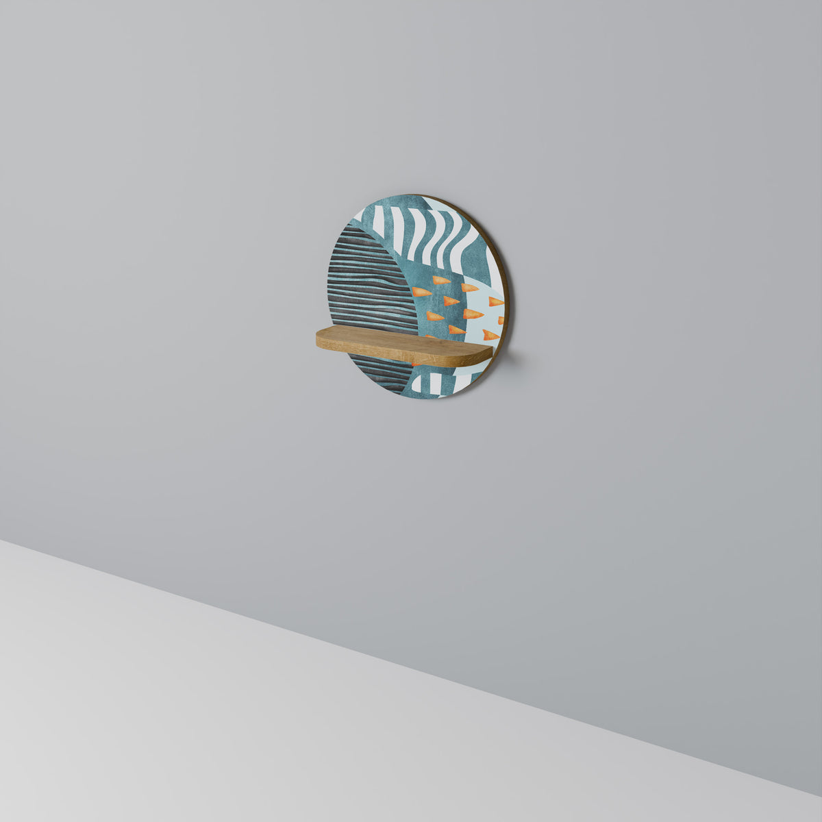 SHROUDED SHAPES Art Shelf