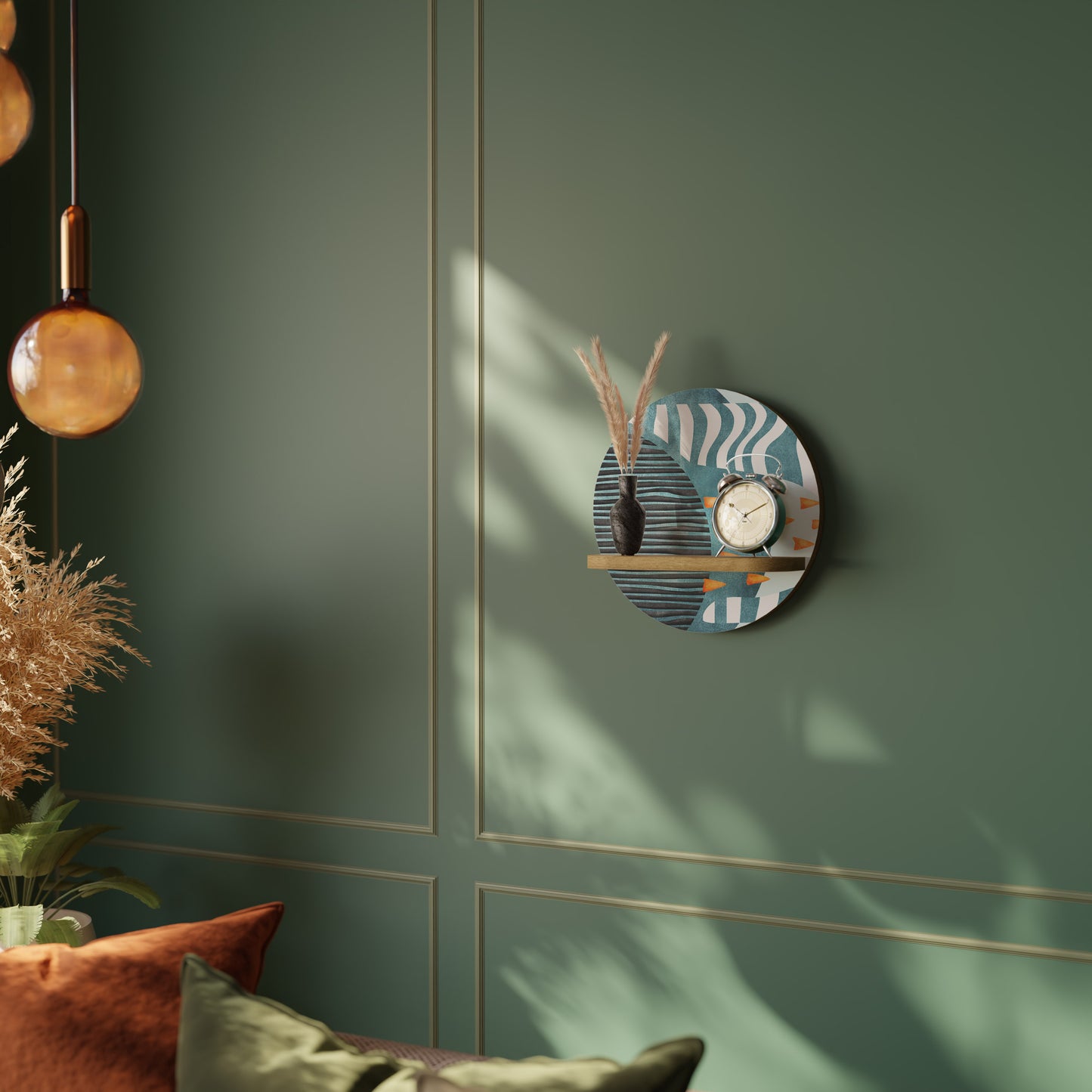 SHROUDED SHAPES Art Shelf