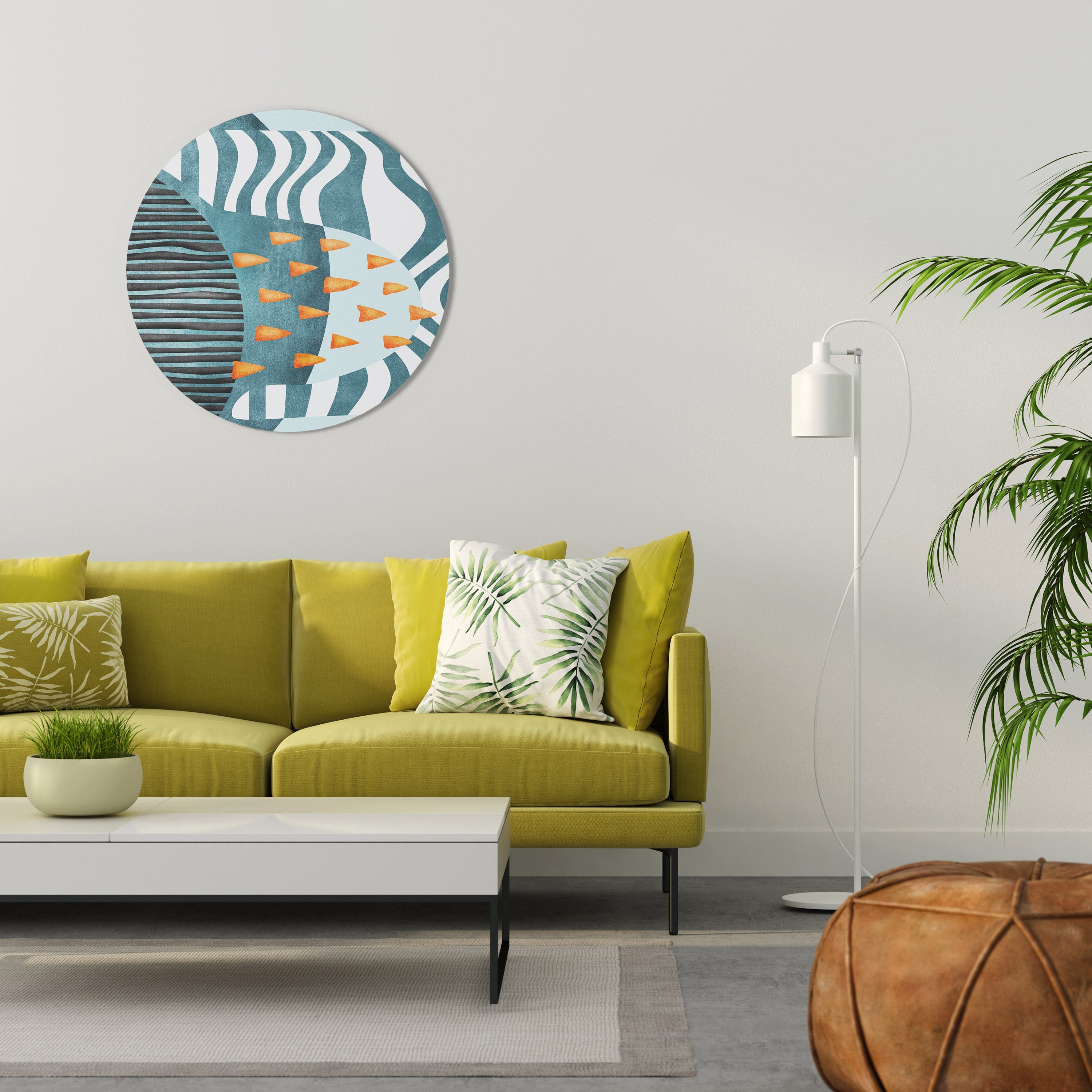 FORMES ENVELOPPÉES Art mural rond