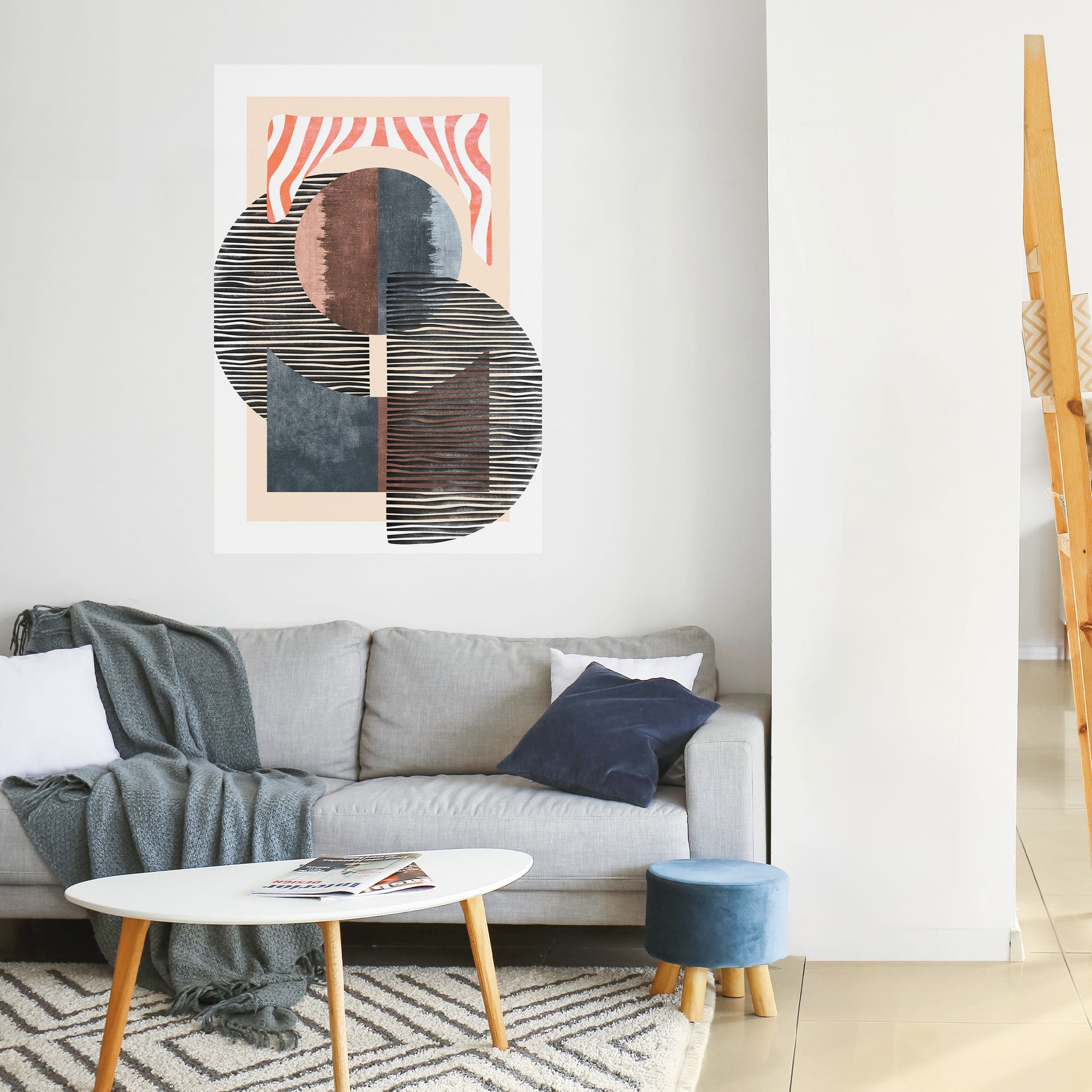 Affiche verticale autocollante « Whispers of Form »