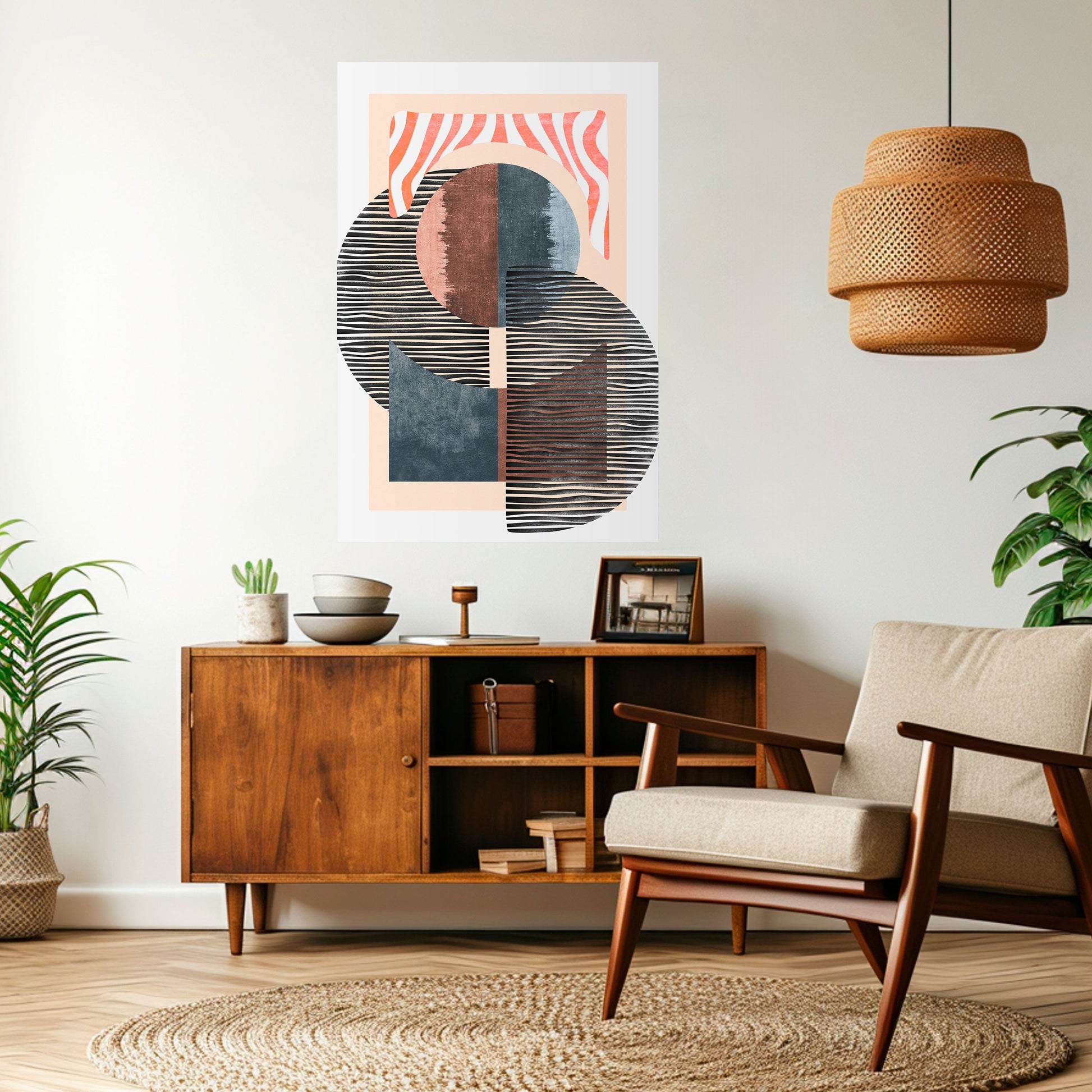 Affiche verticale autocollante « Whispers of Form »