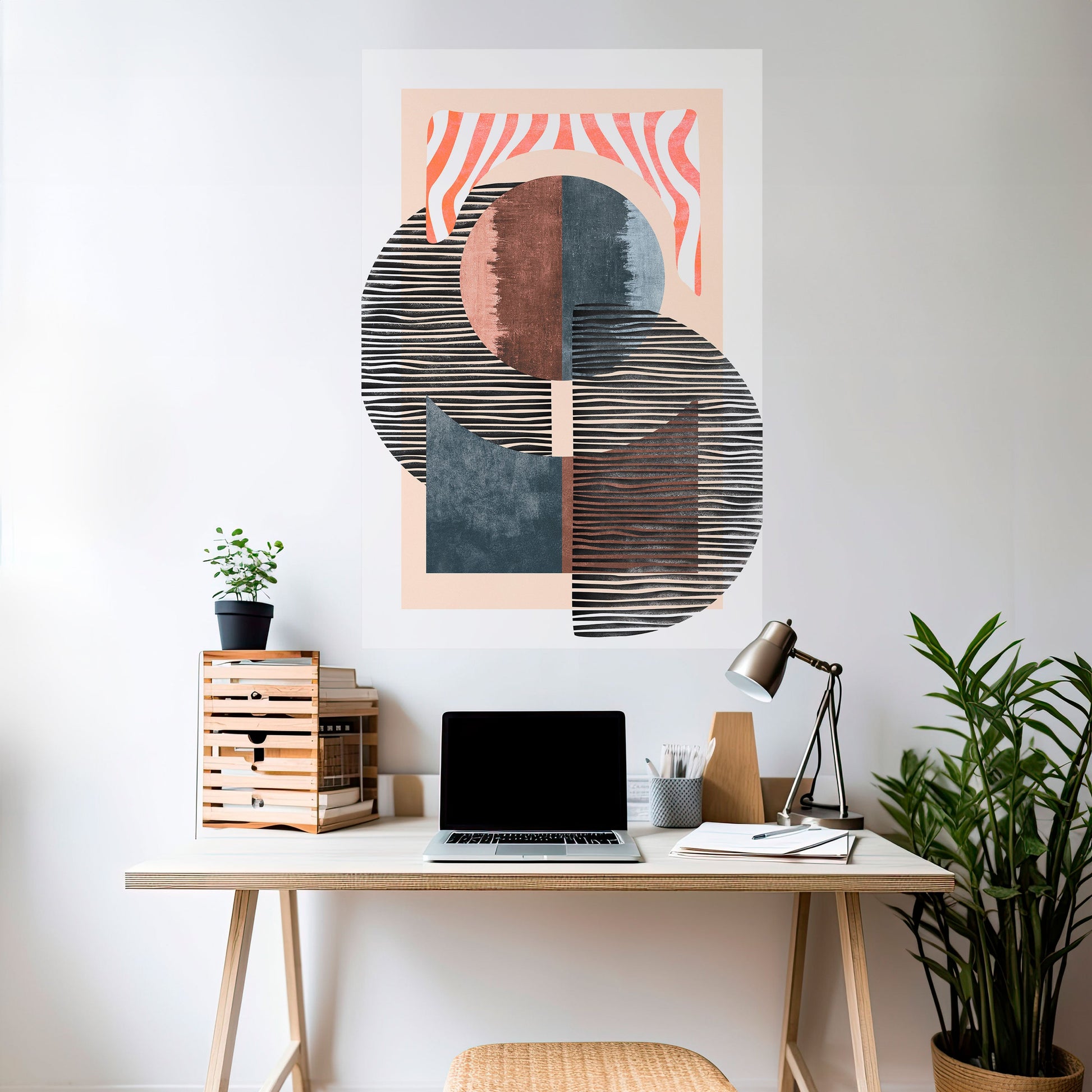 Affiche verticale autocollante « Whispers of Form »