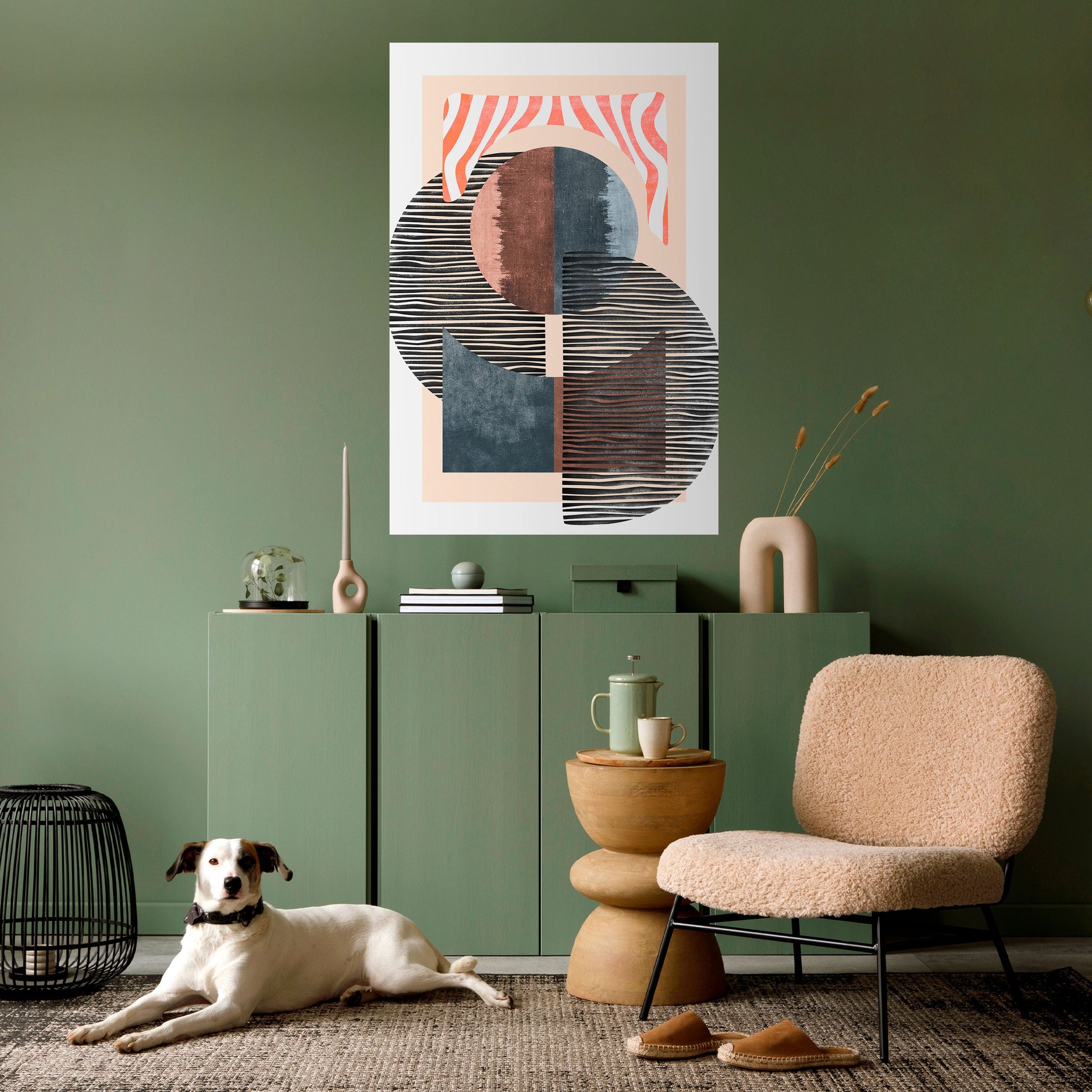 Affiche verticale autocollante « Whispers of Form »