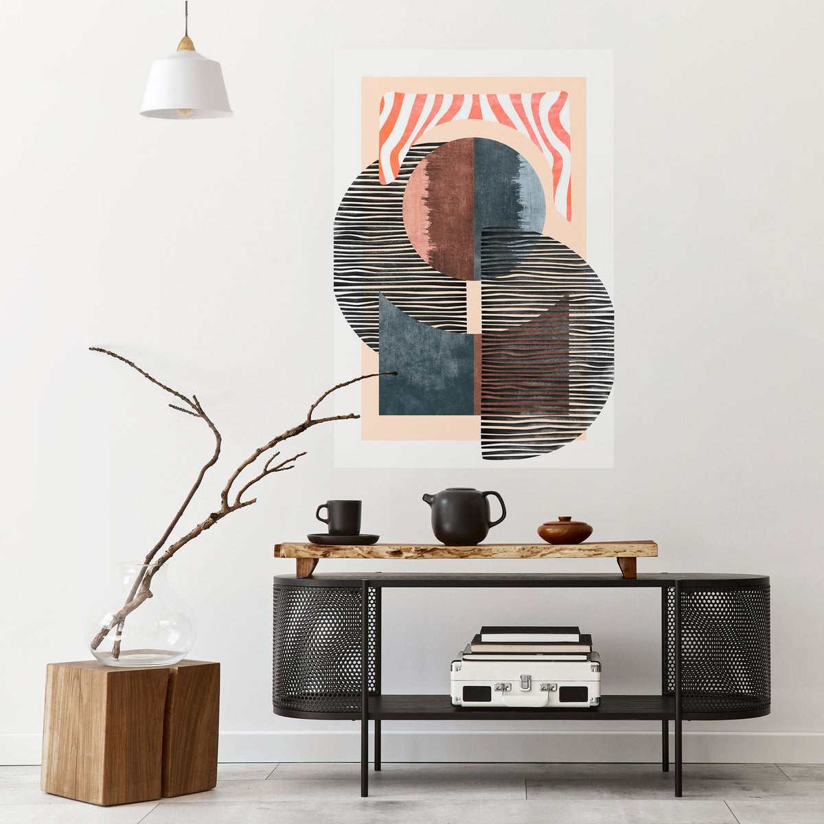 Affiche verticale autocollante « Whispers of Form »