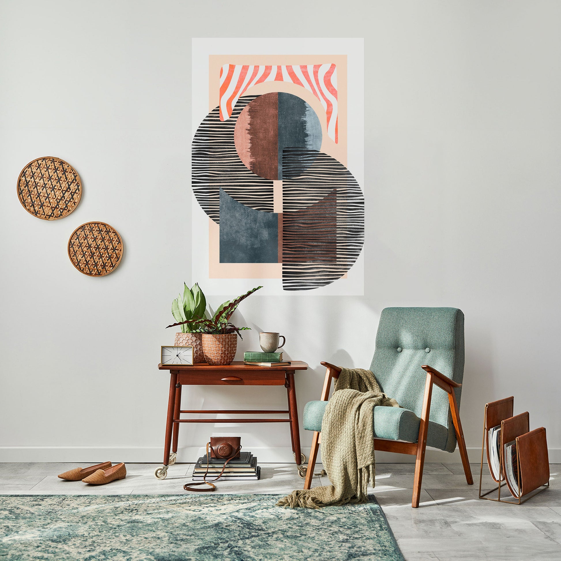 Affiche verticale autocollante « Whispers of Form »