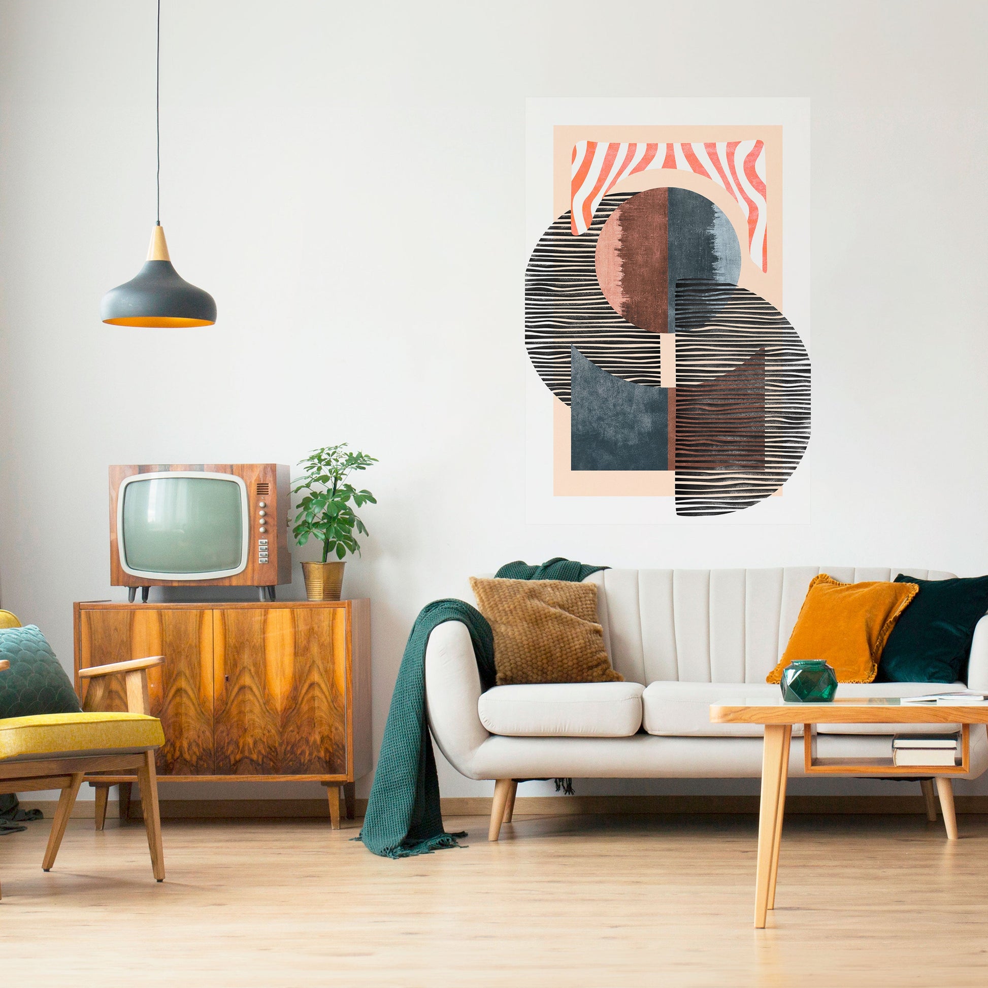 Affiche verticale autocollante « Whispers of Form »
