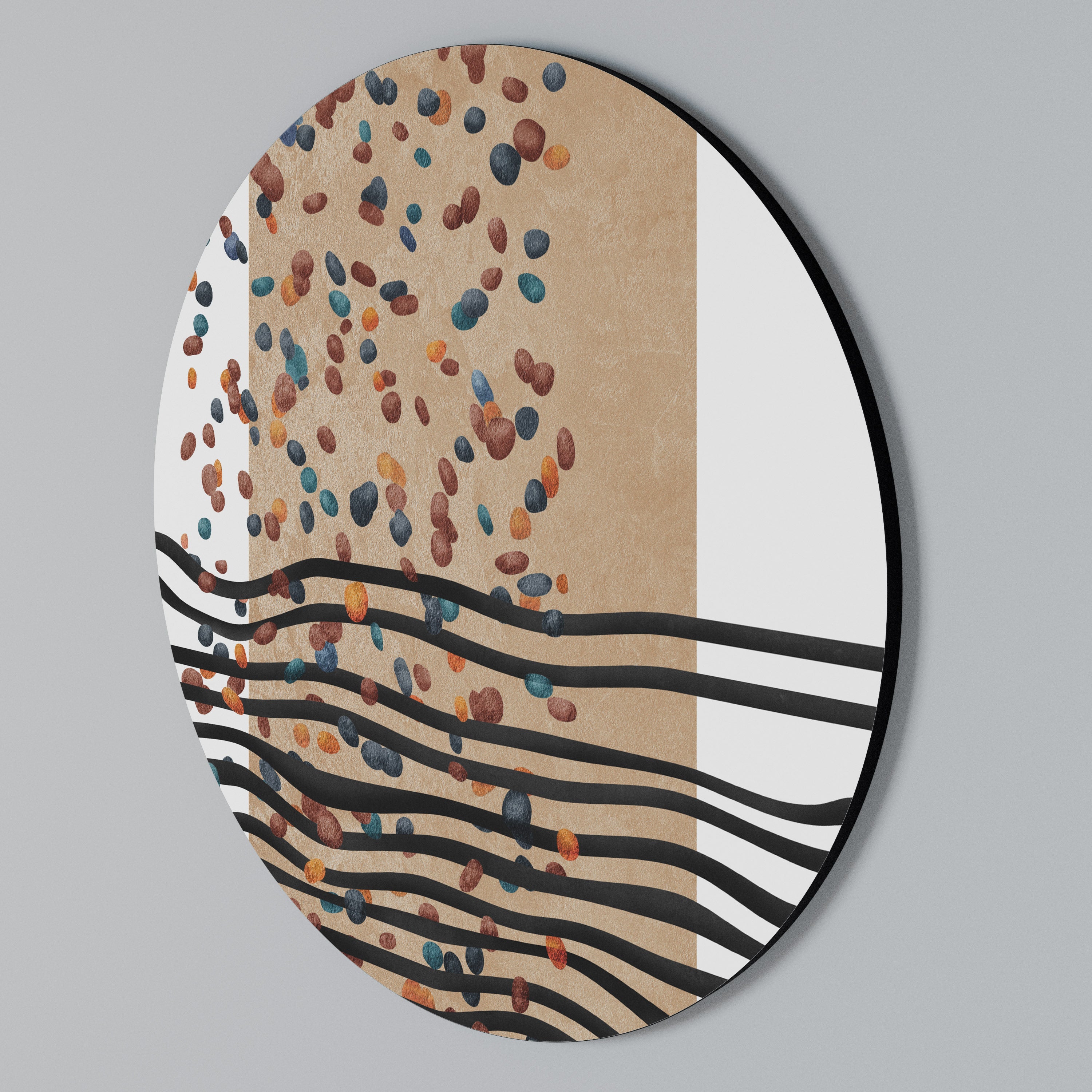 IMAGINARY RAIN Round Wall Art