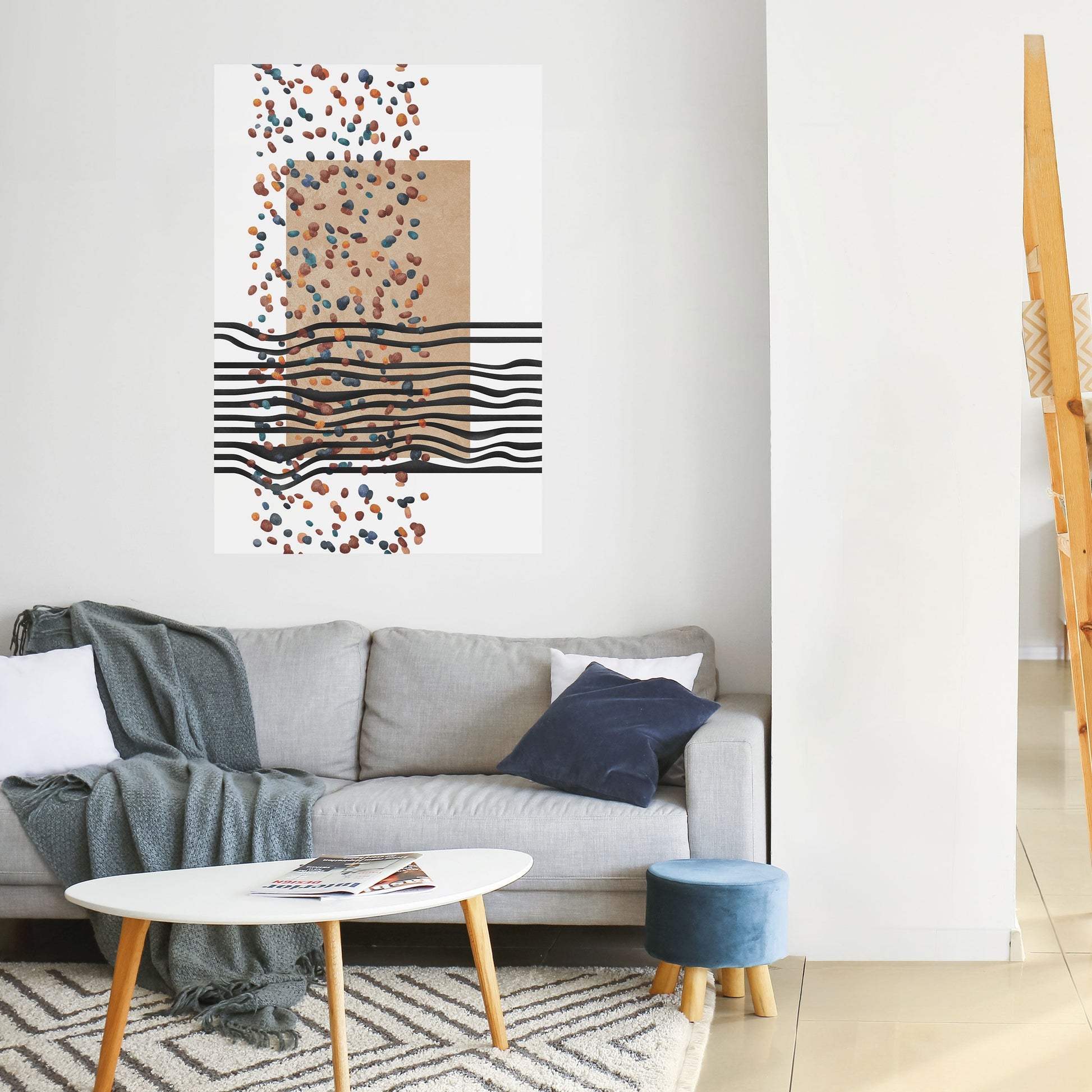 Affiche verticale autocollante « PLUIE IMAGINAIRE »