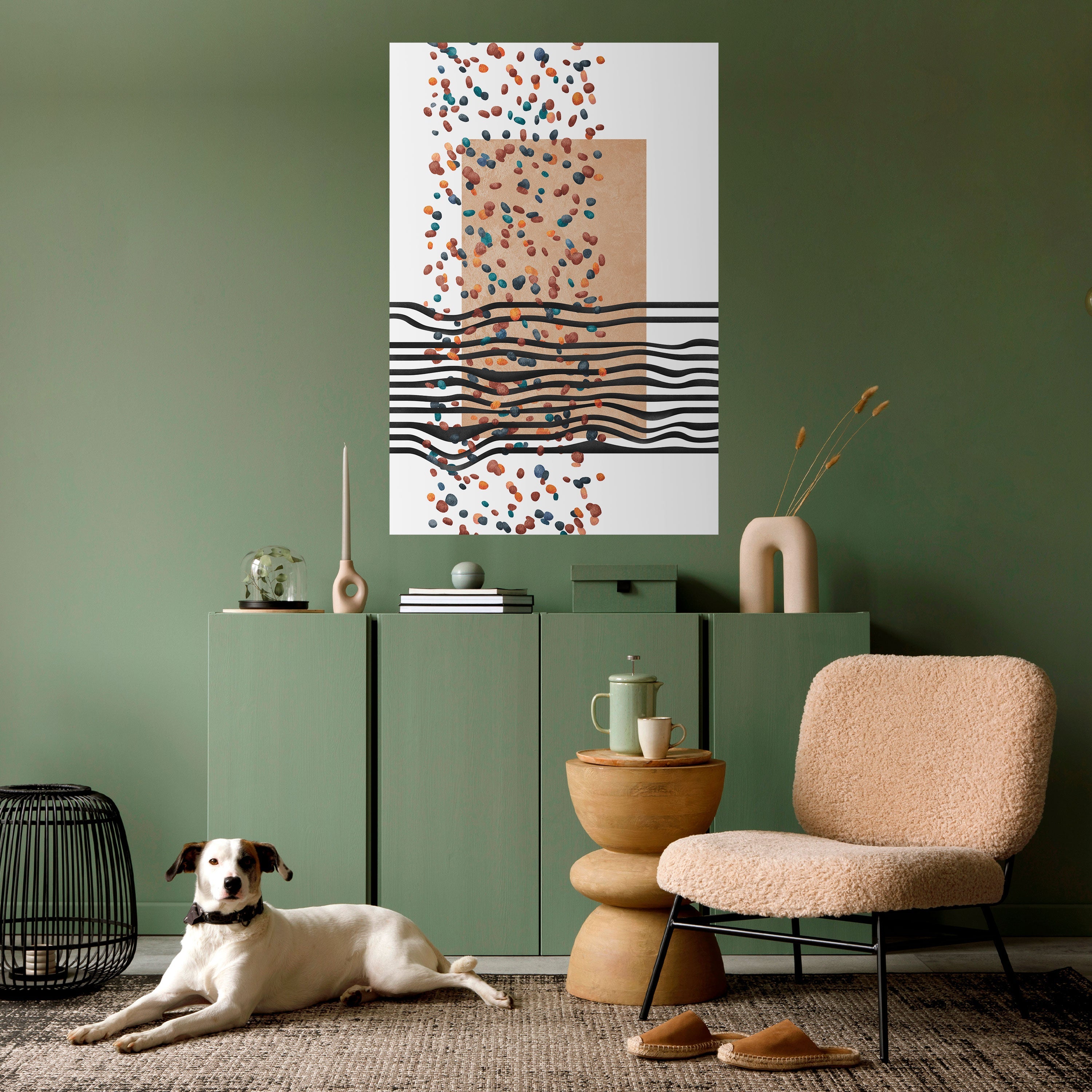Affiche verticale autocollante « PLUIE IMAGINAIRE »