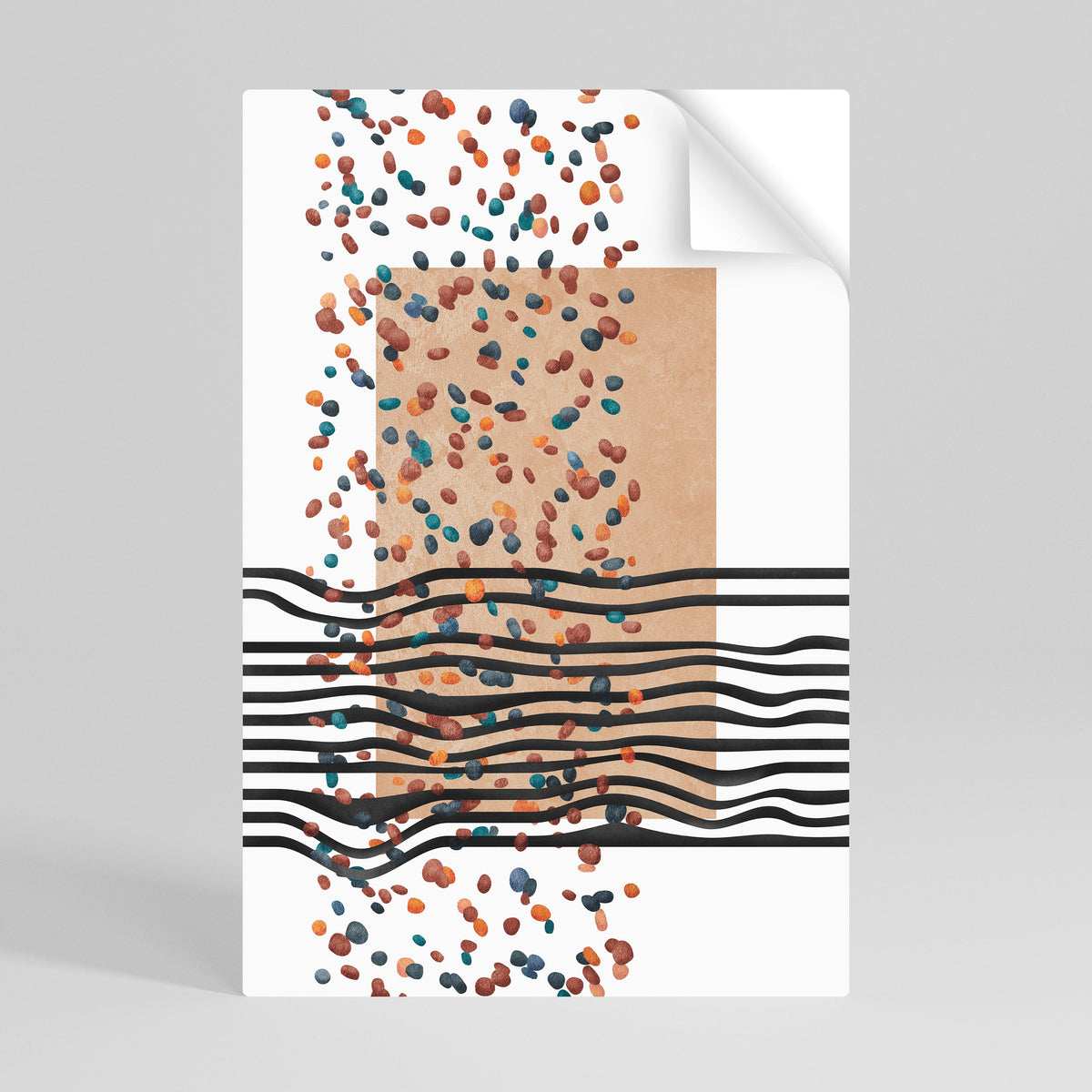 Affiche verticale autocollante « PLUIE IMAGINAIRE »