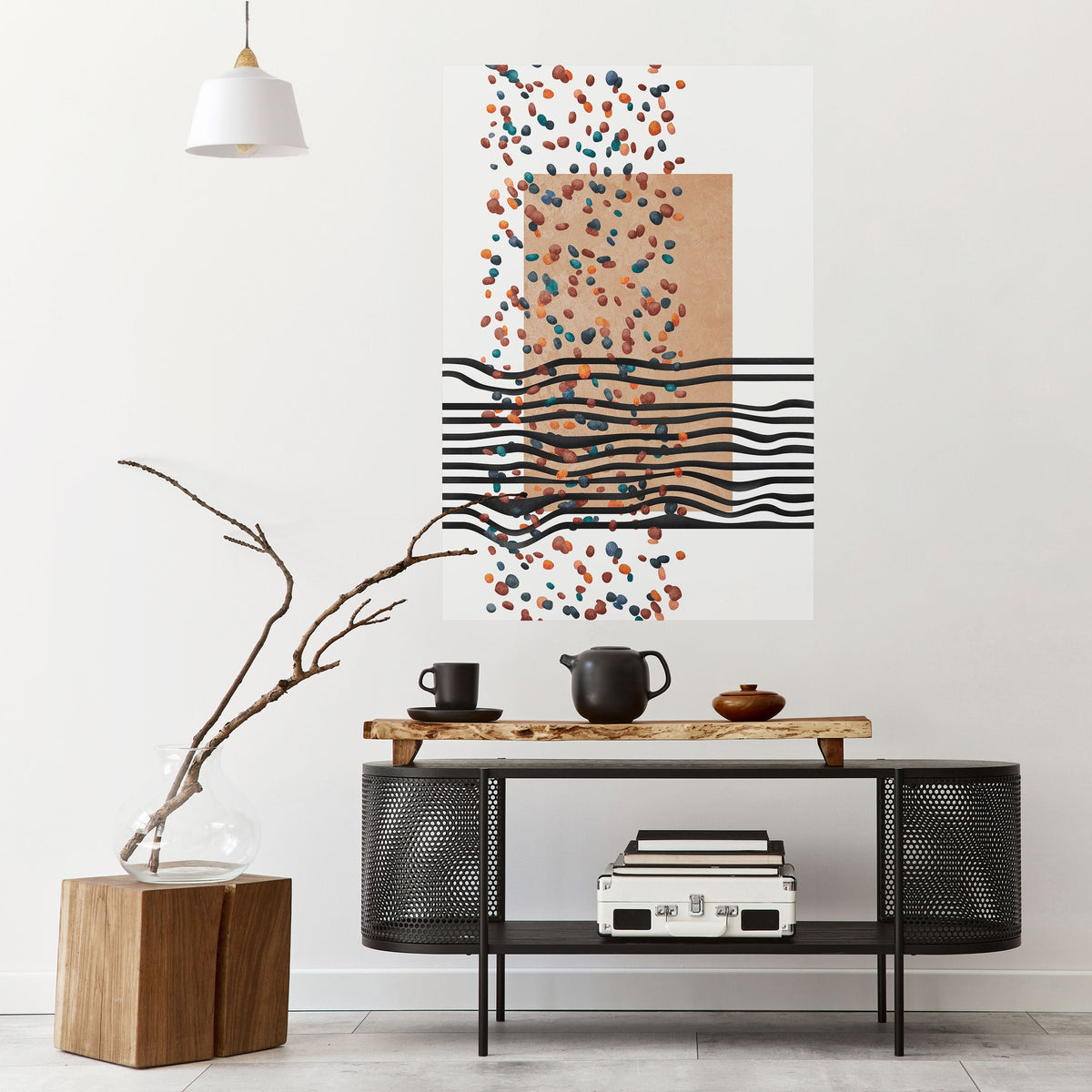 Affiche verticale autocollante « PLUIE IMAGINAIRE »