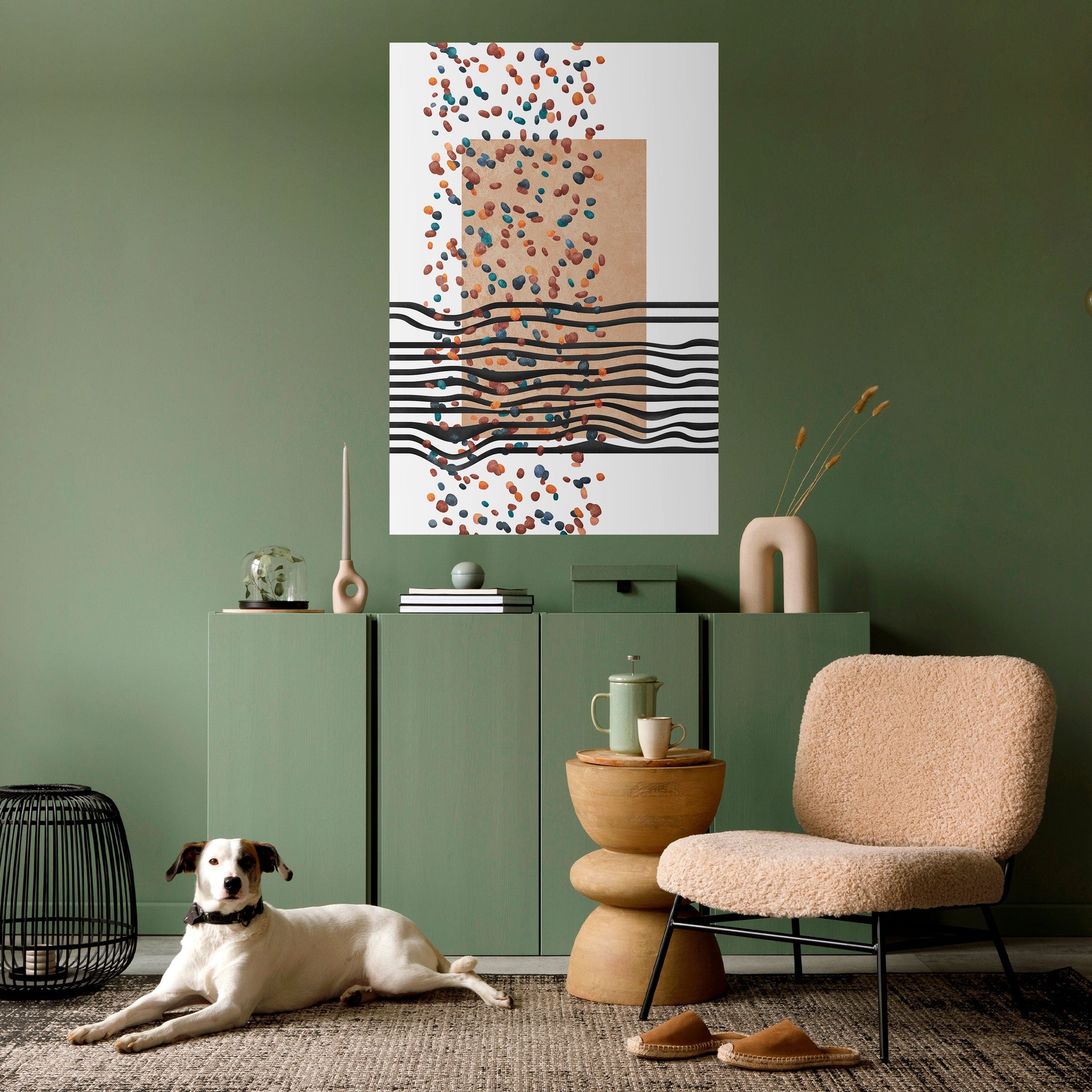 Affiche verticale autocollante « PLUIE IMAGINAIRE »