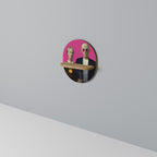 AMERICAN GOTHIC BLING Art Shelf