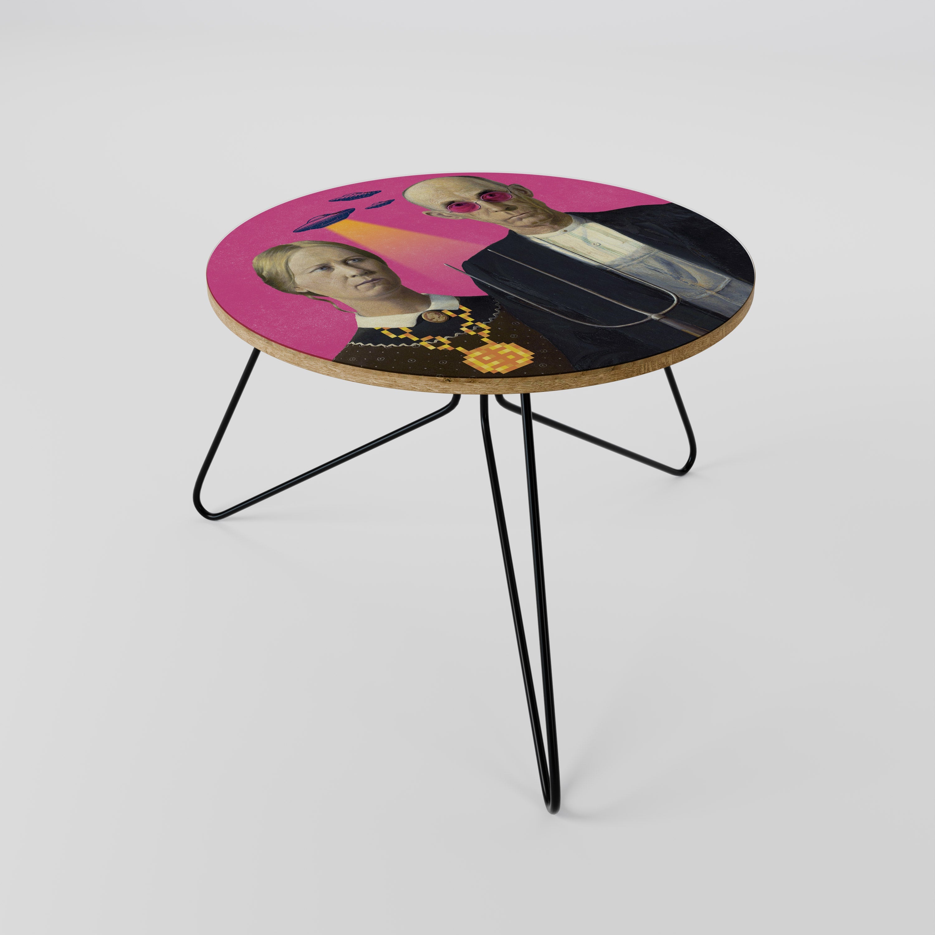 Table basse AMERICAN GOTHIC ALIEN 60