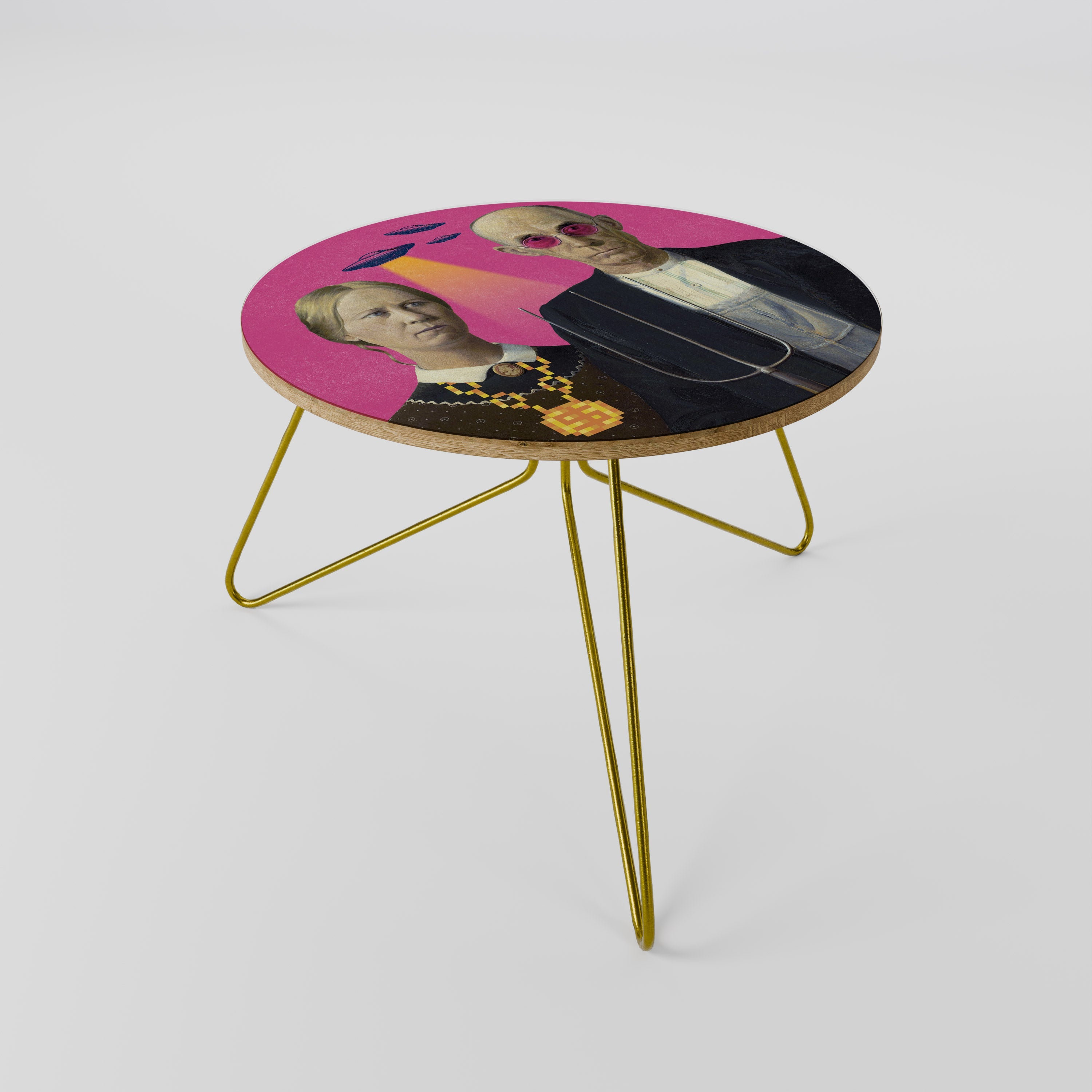 Table basse AMERICAN GOTHIC ALIEN 60