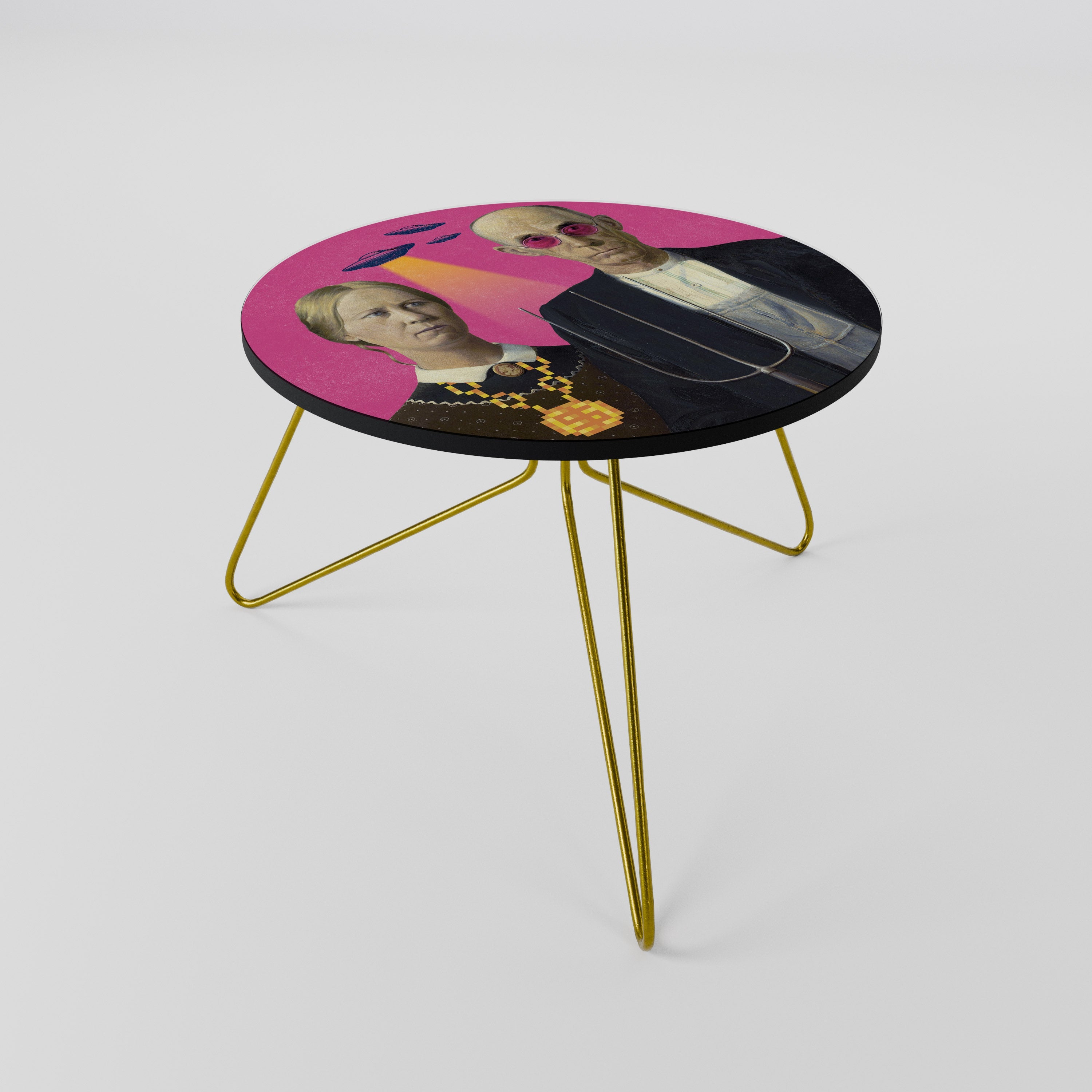 Table basse AMERICAN GOTHIC ALIEN 60