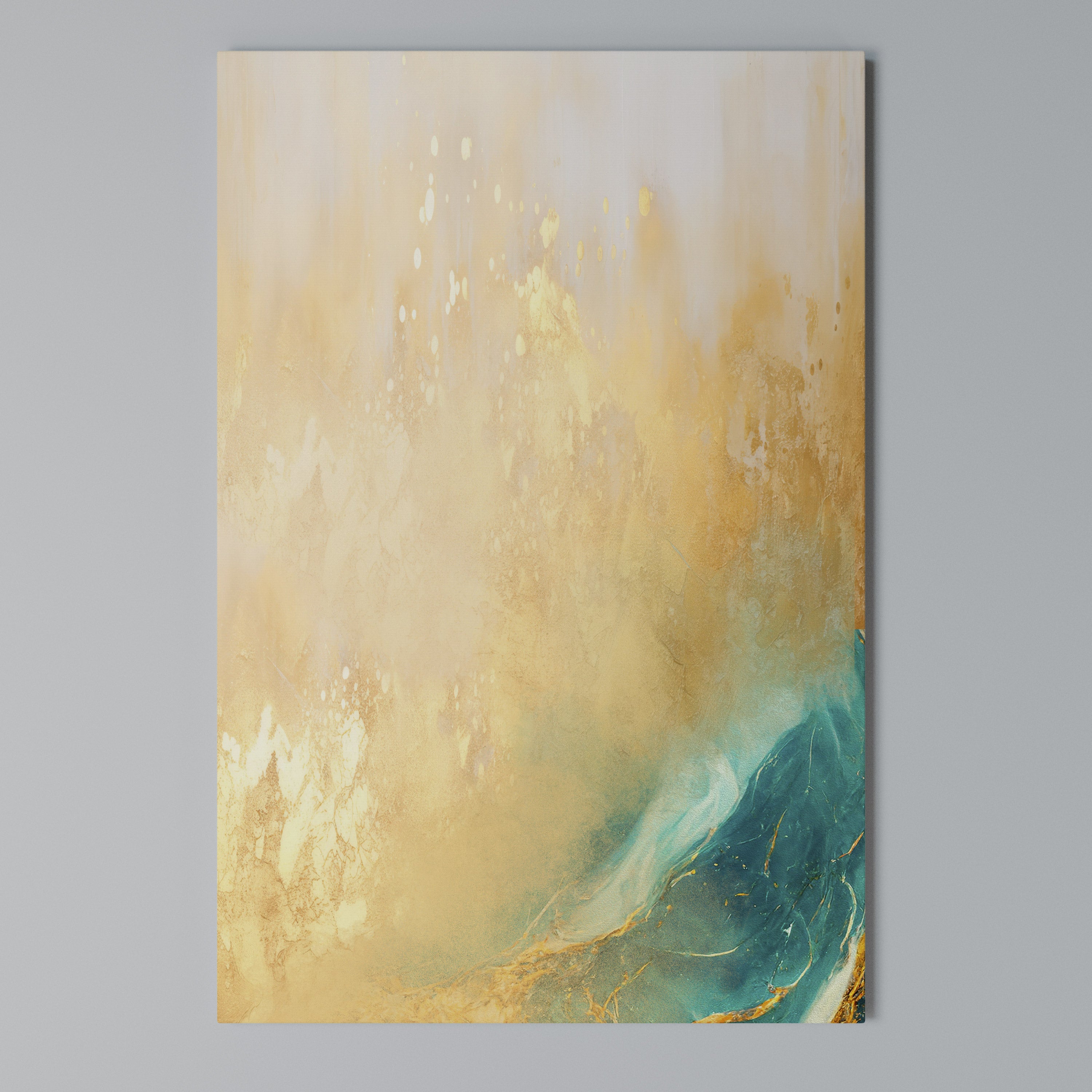 AZURE DREAMS Vertical Canvas Print