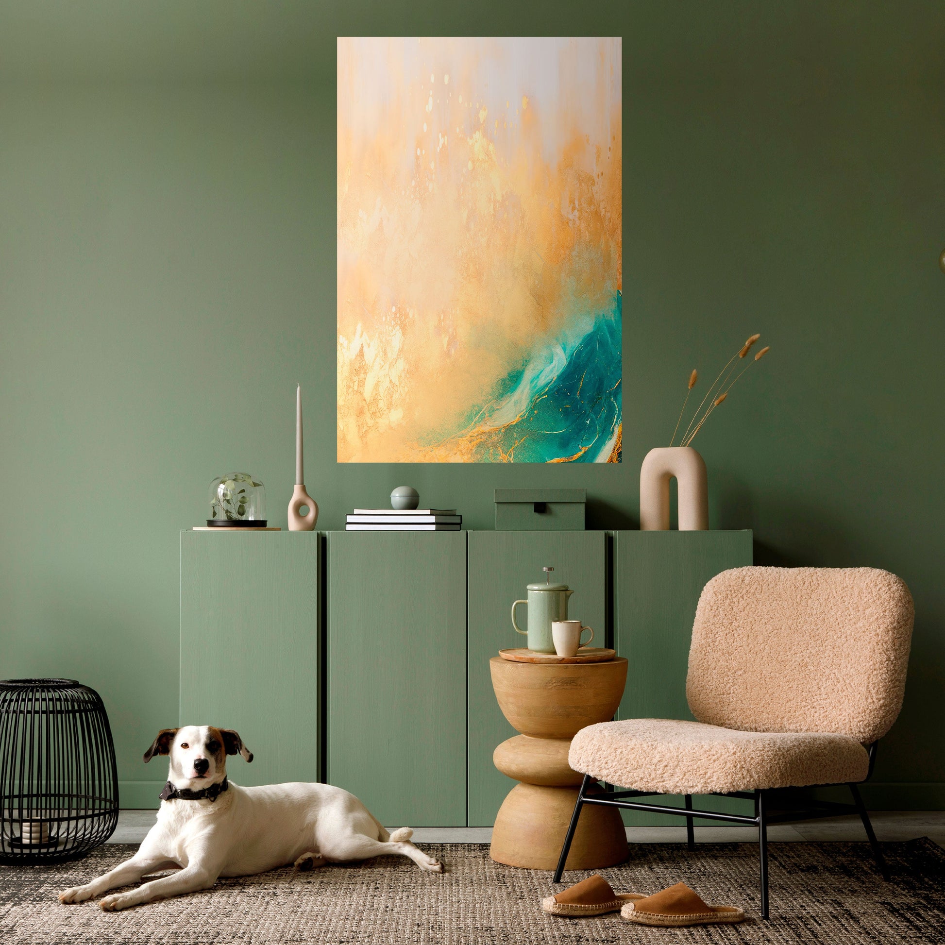 Affiche verticale autocollante AZURE DREAMS