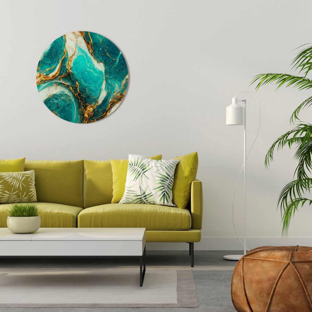 Décoration murale ronde GILDED WHISPERS