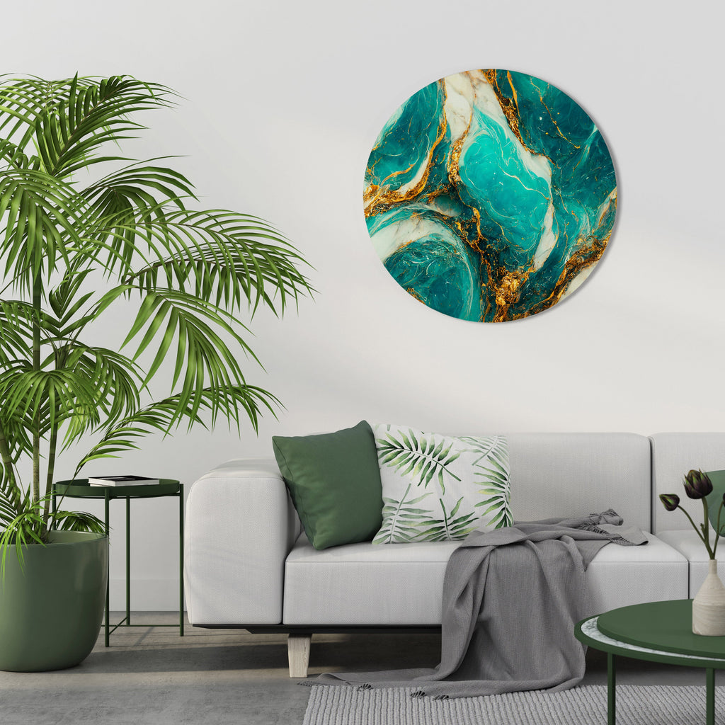 Décoration murale ronde GILDED WHISPERS