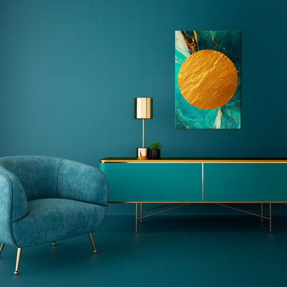 ETHEREAL AZURE Vertical Canvas Print