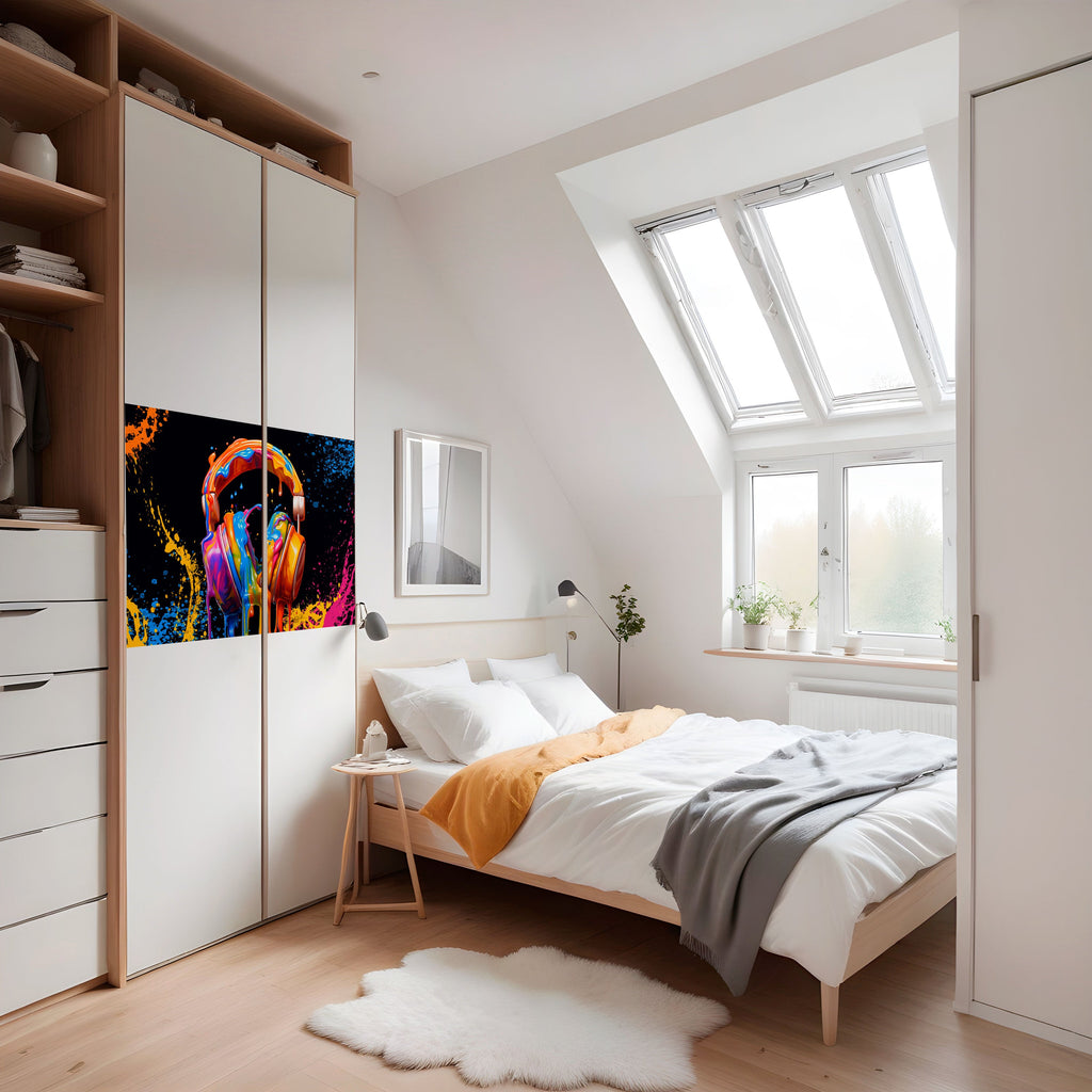 MUSIC IS MY EXTASY Peel and Stick Horizontal Poster