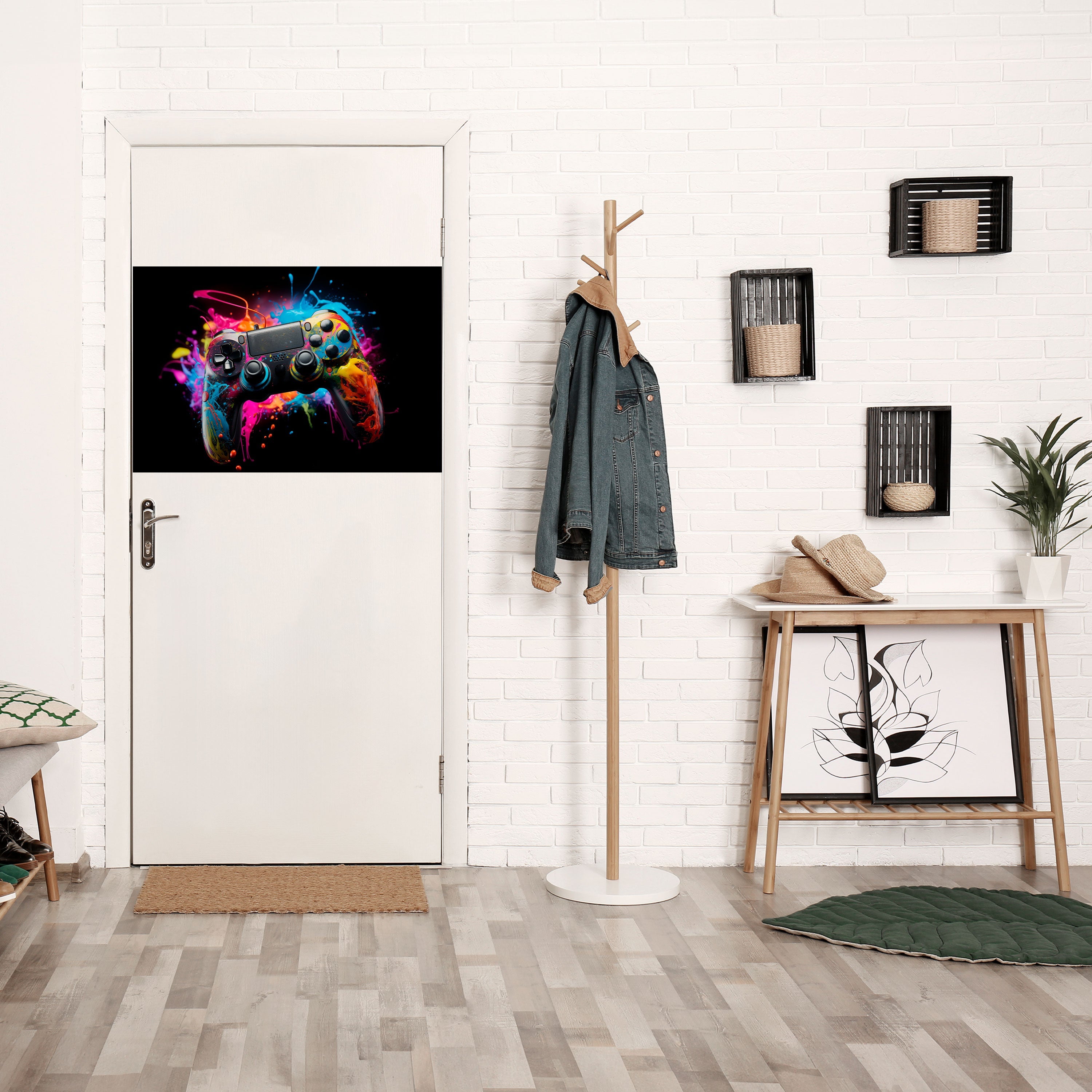 Affiche horizontale autocollante CYBERNETIC GAME