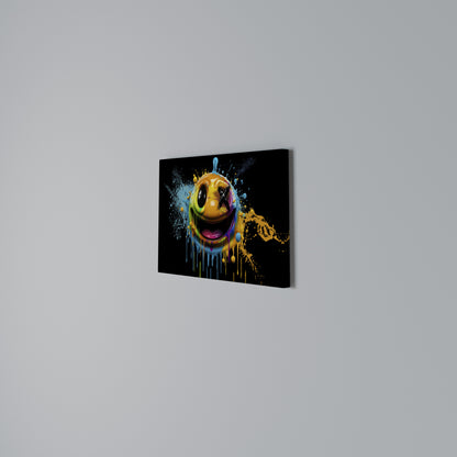 TRIPPY HAPPINESS Horizontal Canvas Print