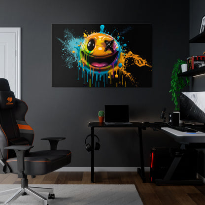TRIPPY HAPPINESS Horizontal Canvas Print