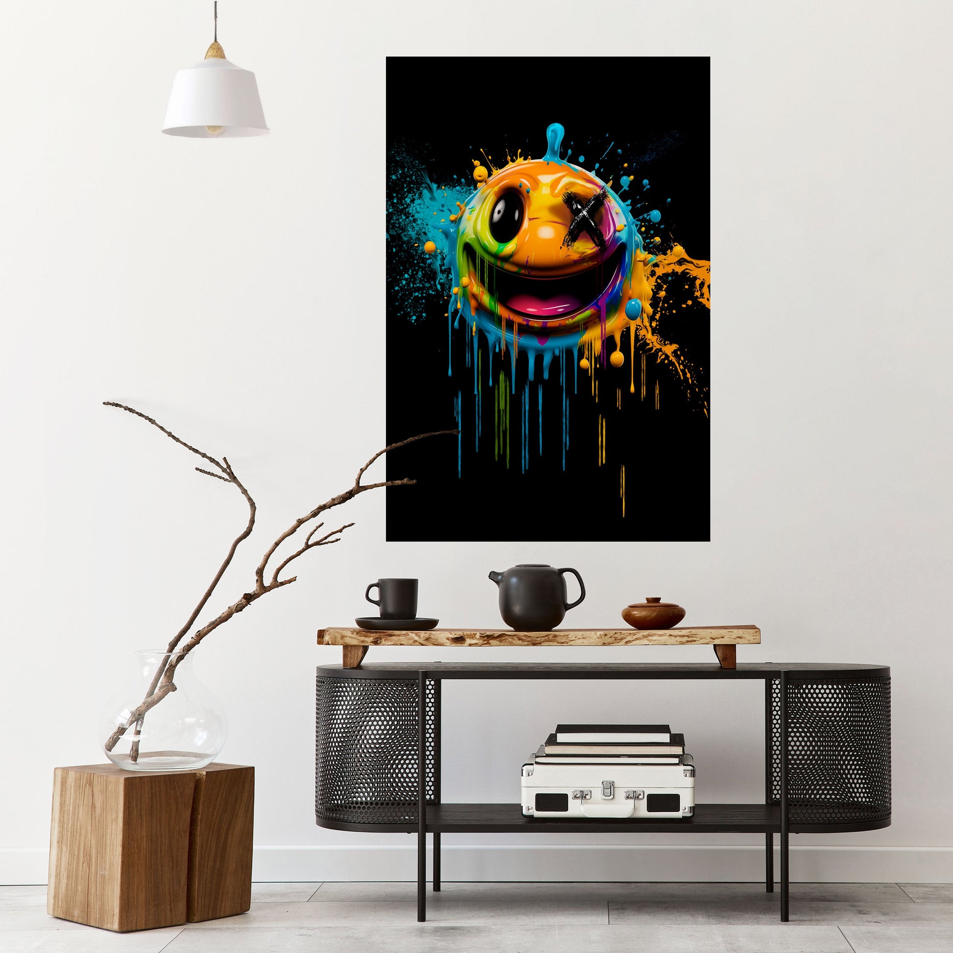 Affiche verticale autocollante « TRIPPY HAPPINESS »