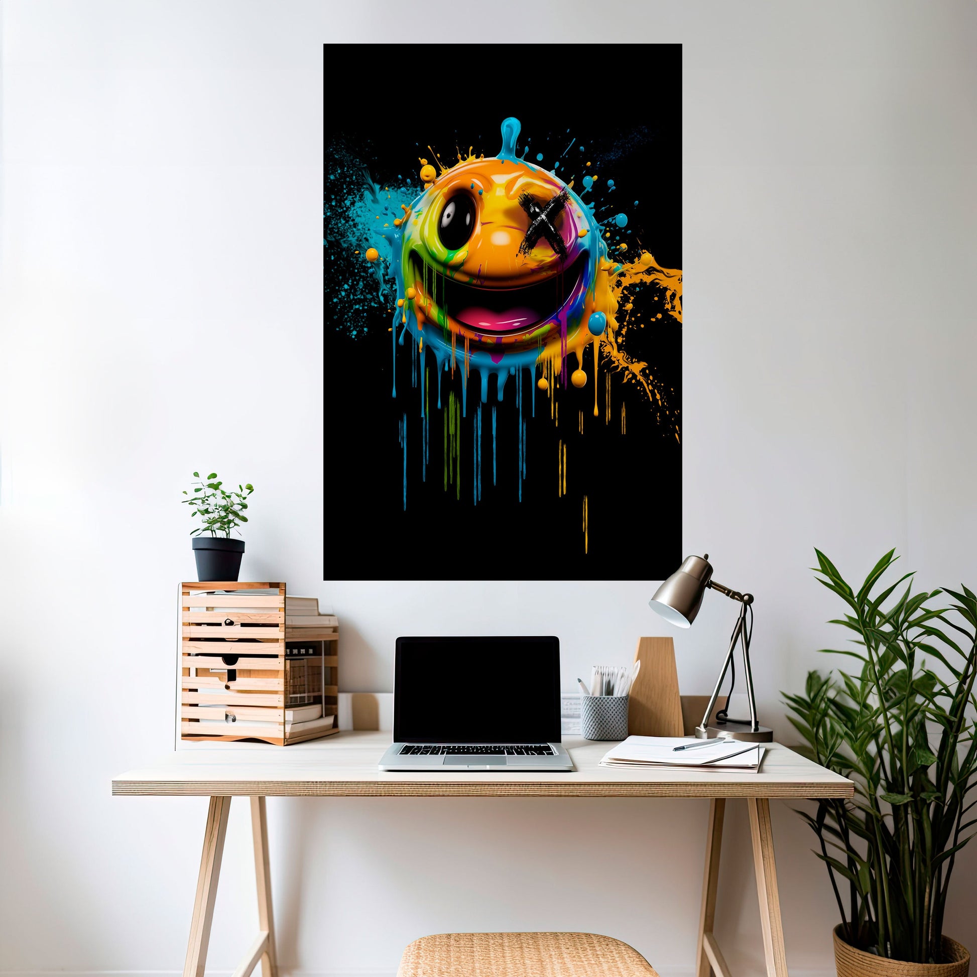Affiche verticale autocollante « TRIPPY HAPPINESS »