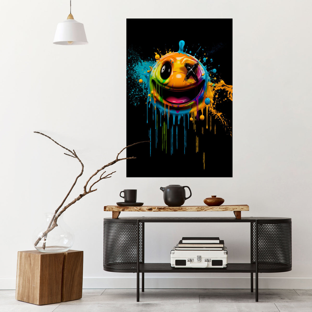 Affiche verticale autocollante « TRIPPY HAPPINESS »