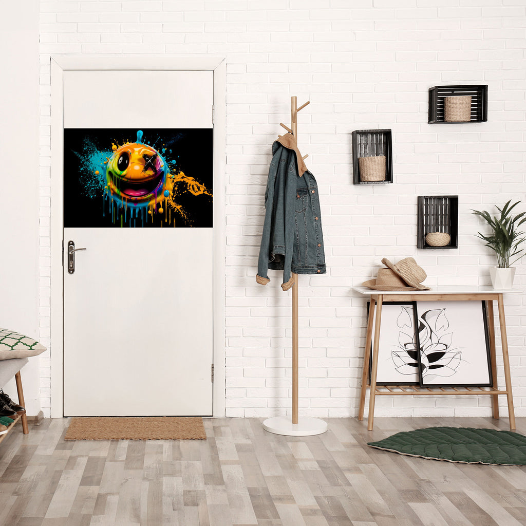 Affiche horizontale autocollante « TRIPPY HAPPINESS »