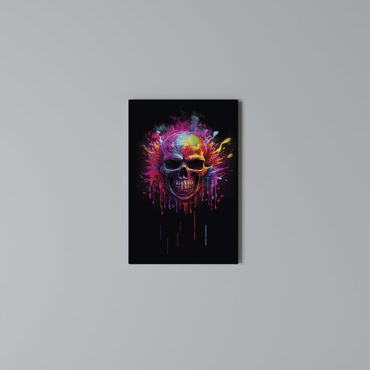 SKULL QUEST Vertical Canvas Print