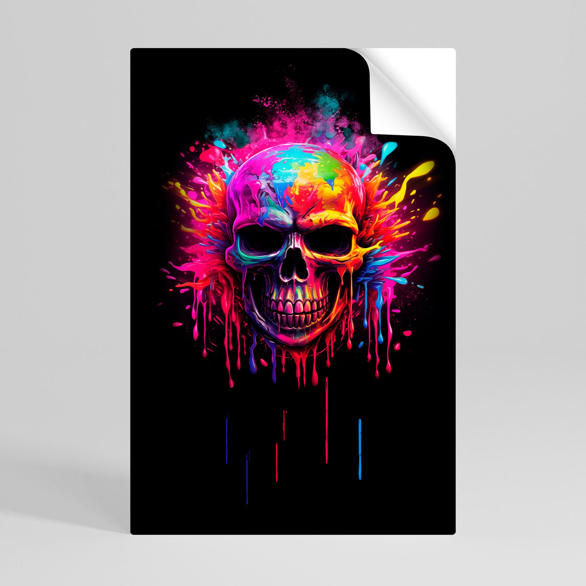 Affiche verticale autocollante SKULL QUEST