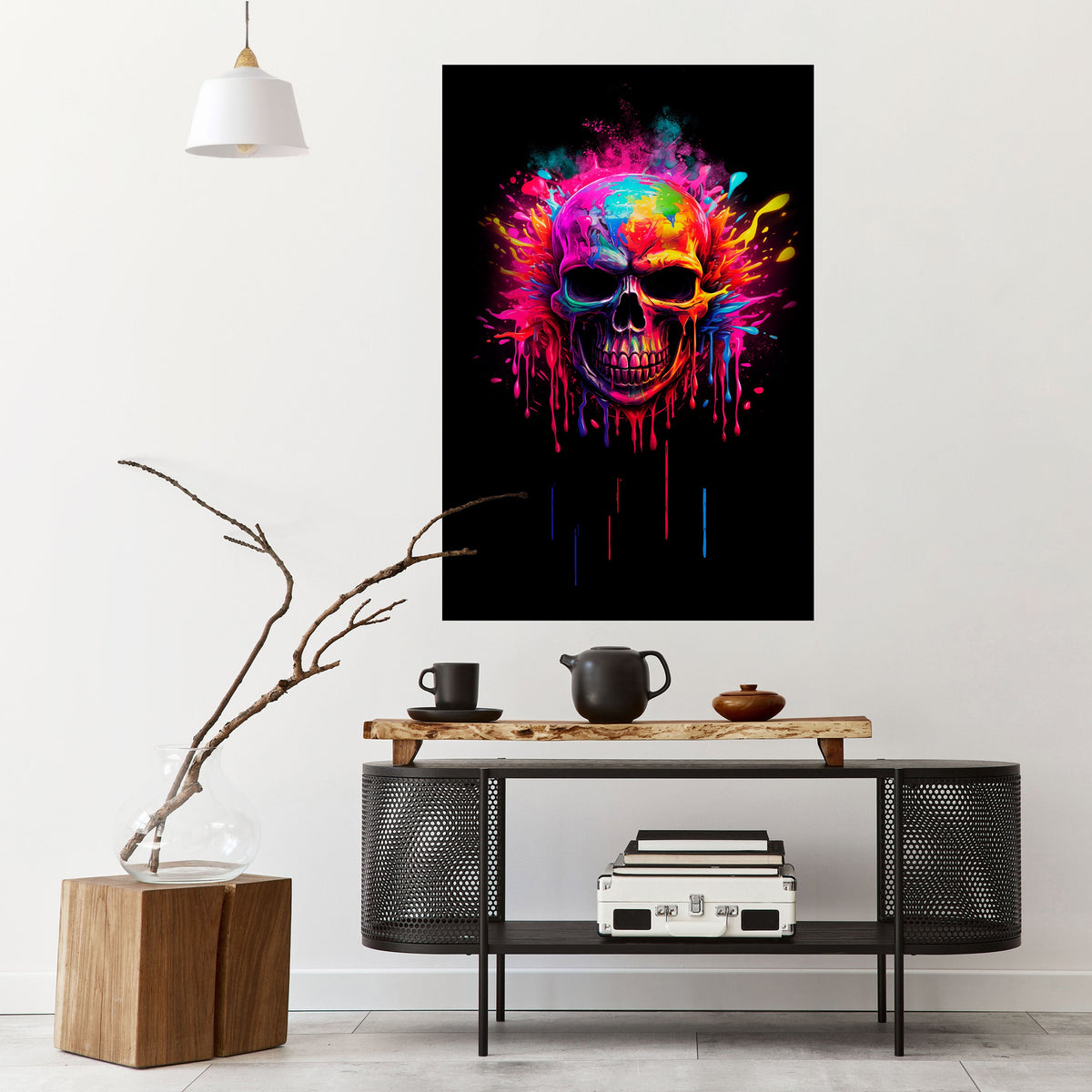 Affiche verticale autocollante SKULL QUEST