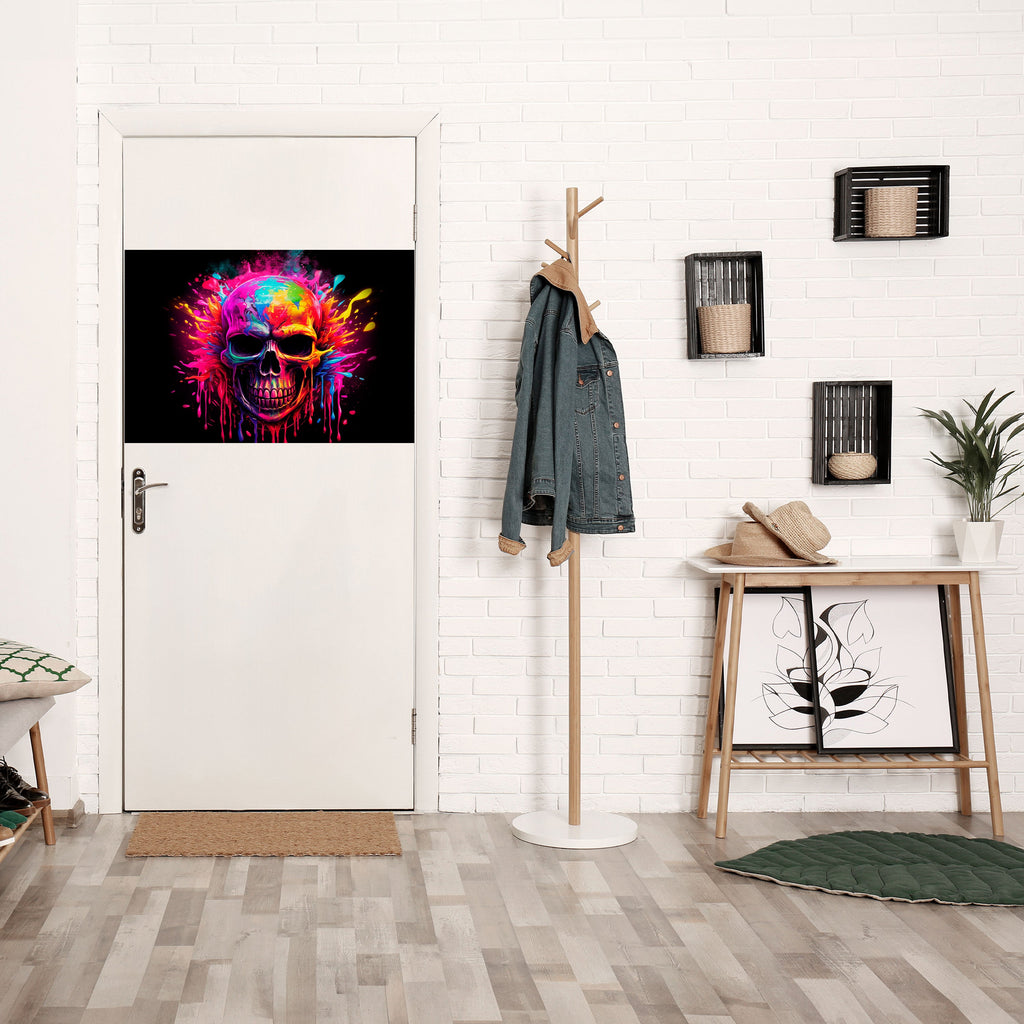 Affiche horizontale autocollante SKULL QUEST