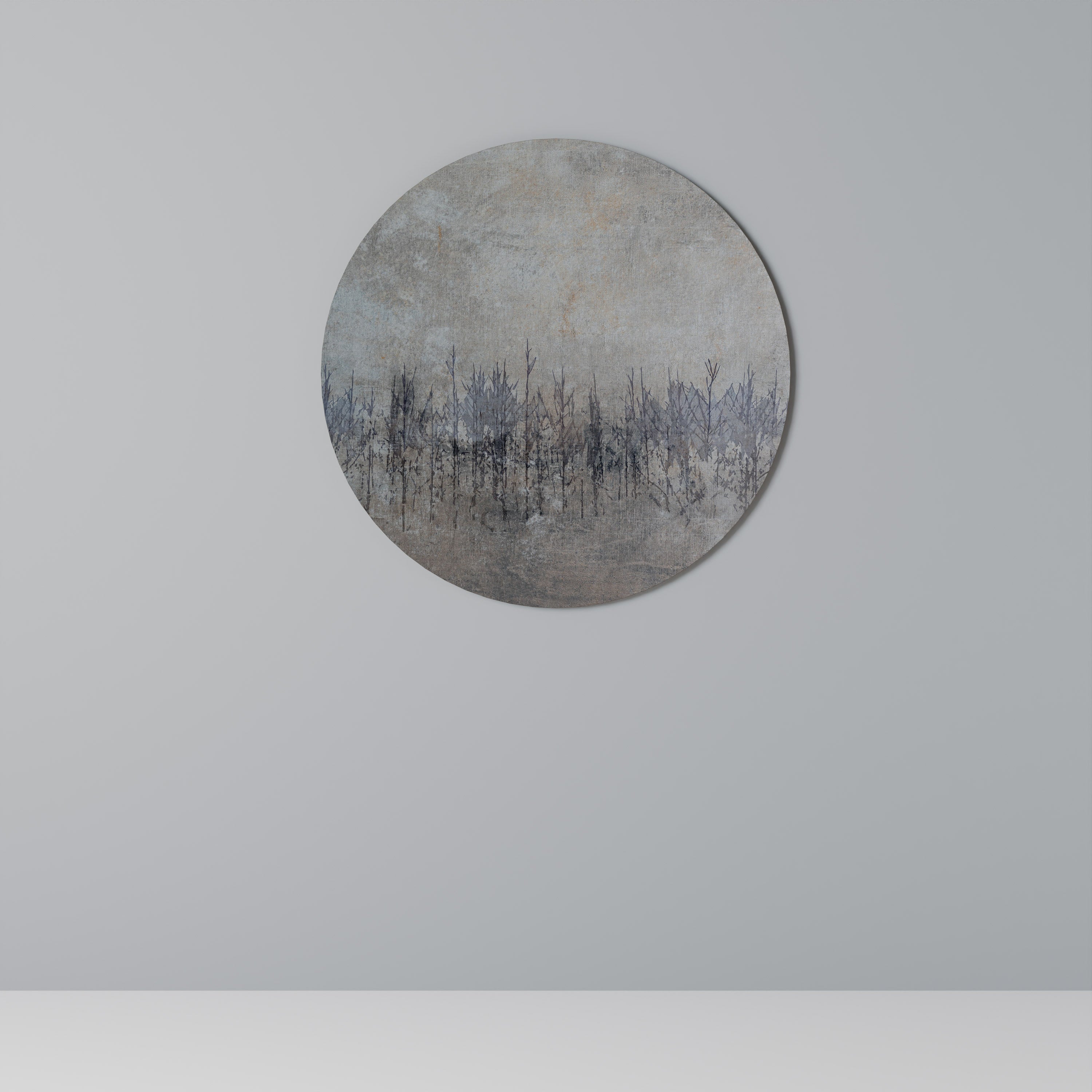 FANTÔMES DE LA NATURE Art mural rond