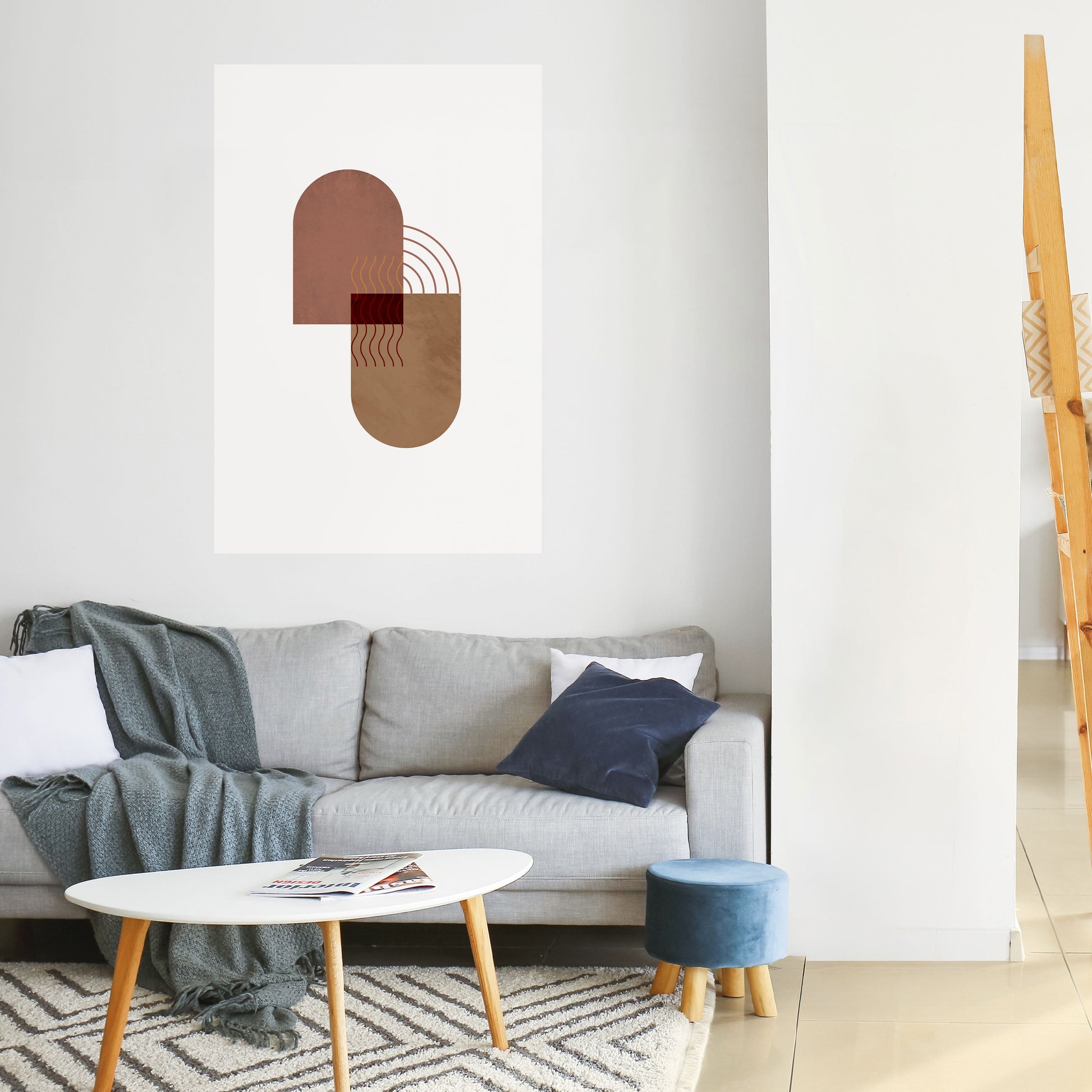Affiche verticale autocollante ECHOING DUET