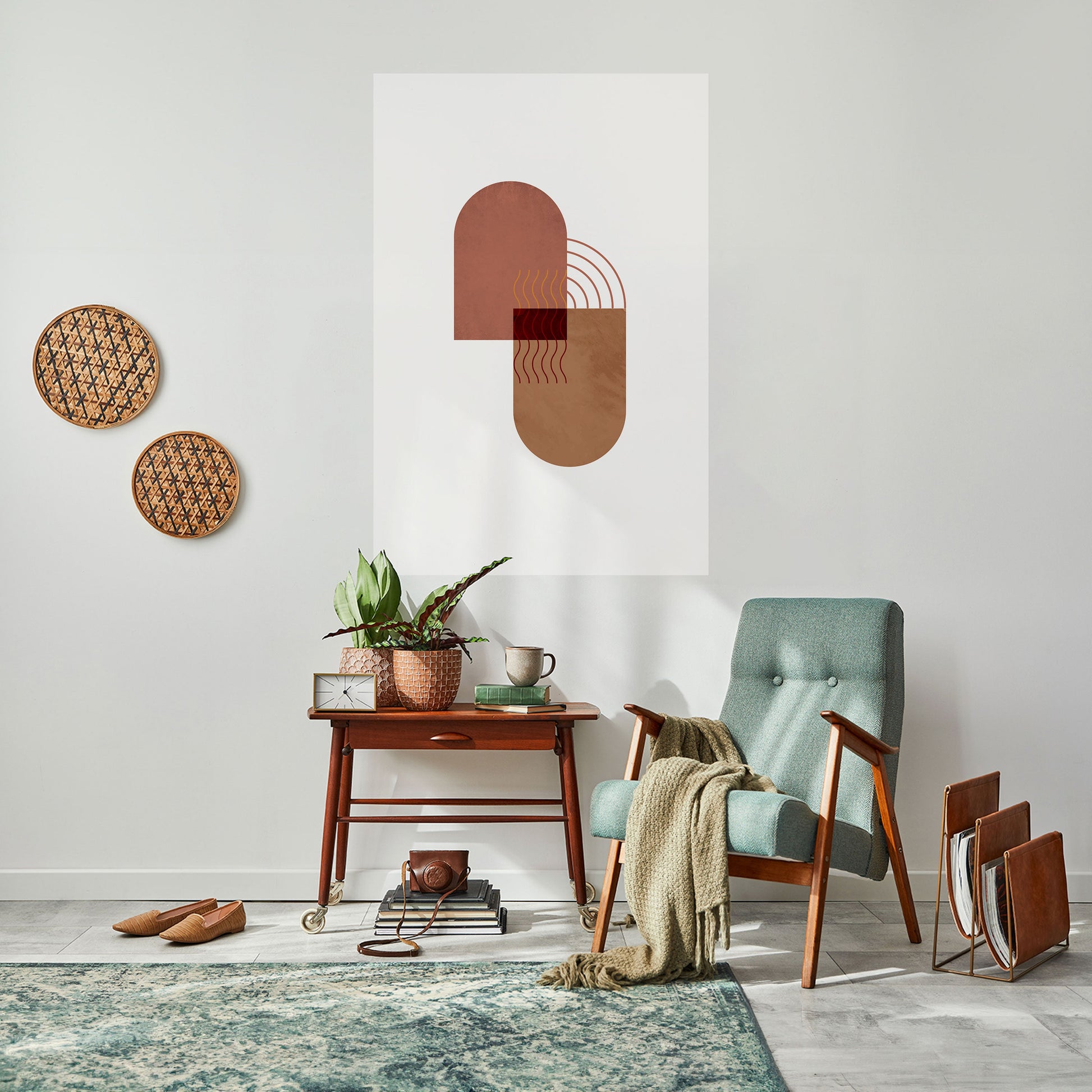 Affiche verticale autocollante ECHOING DUET