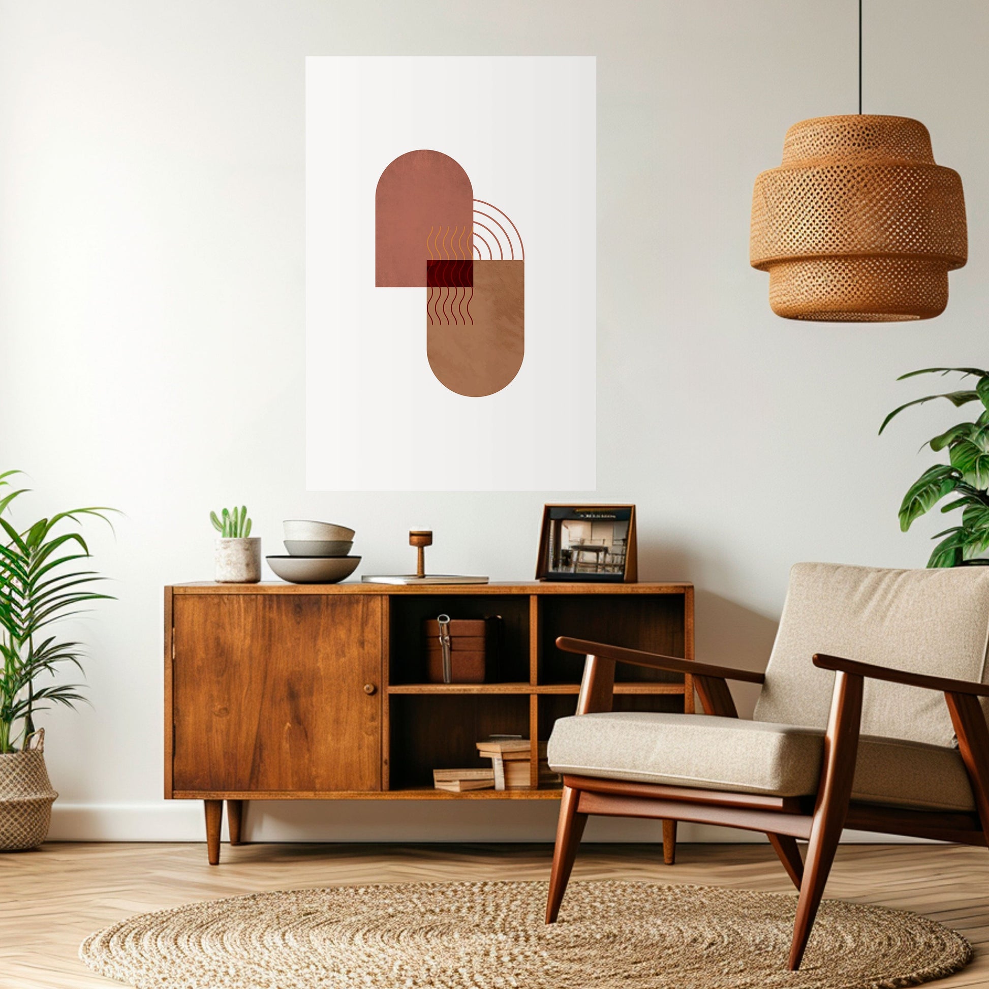 Affiche verticale autocollante ECHOING DUET