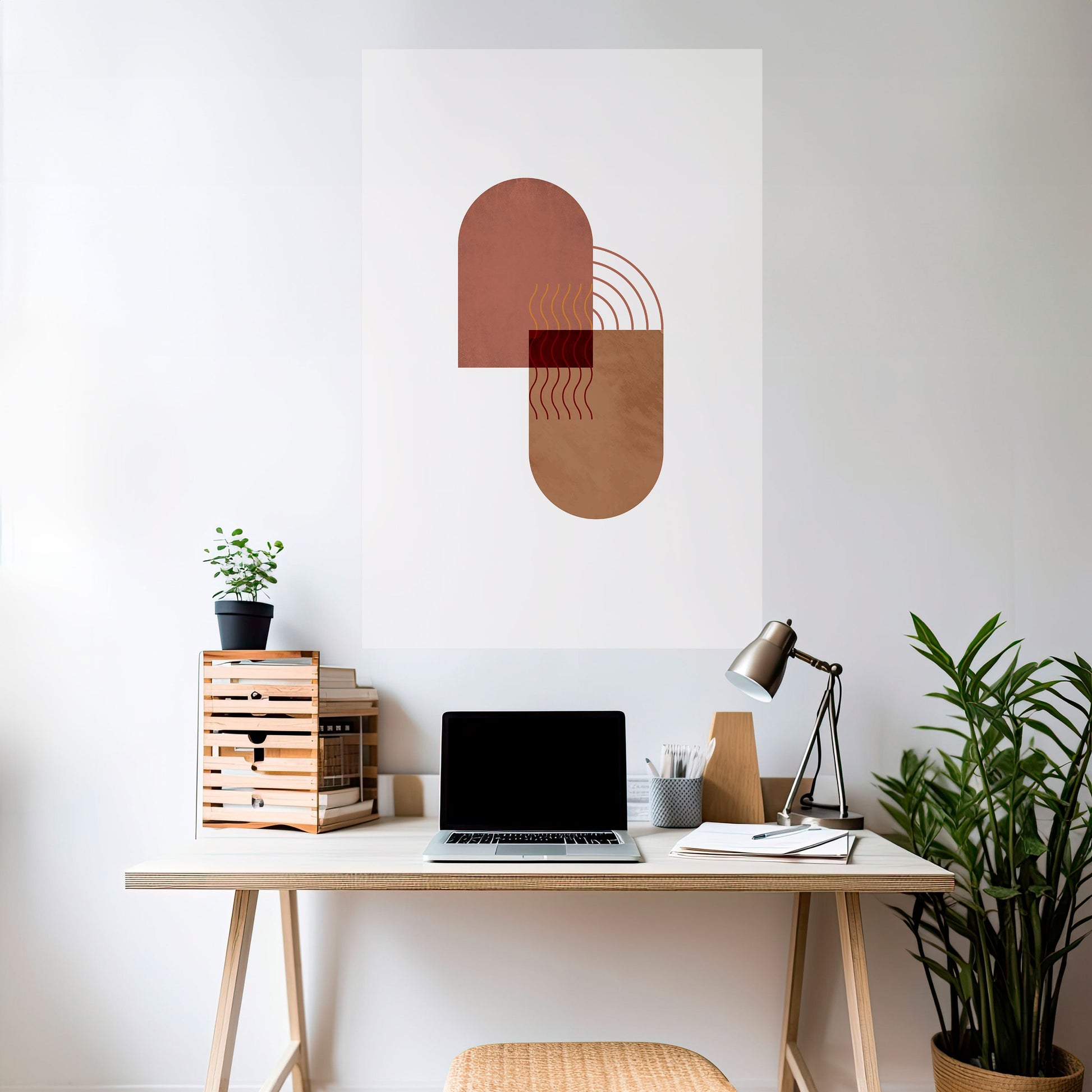 Affiche verticale autocollante ECHOING DUET