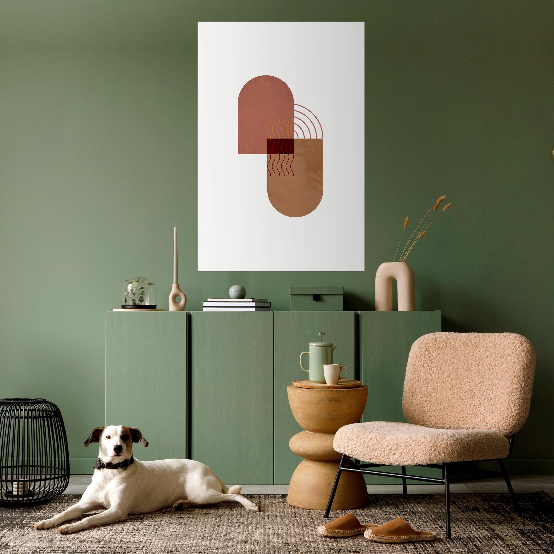 Affiche verticale autocollante ECHOING DUET