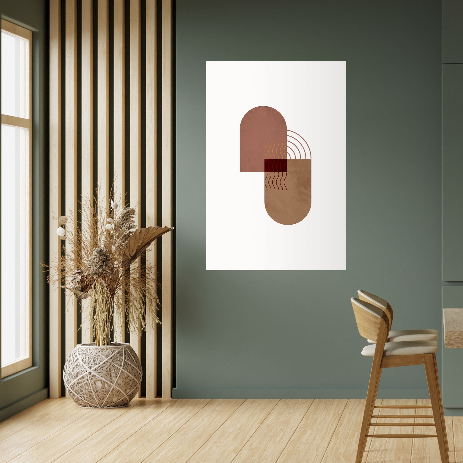 Affiche verticale autocollante ECHOING DUET