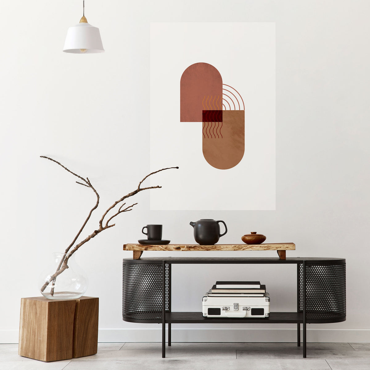 Affiche verticale autocollante ECHOING DUET