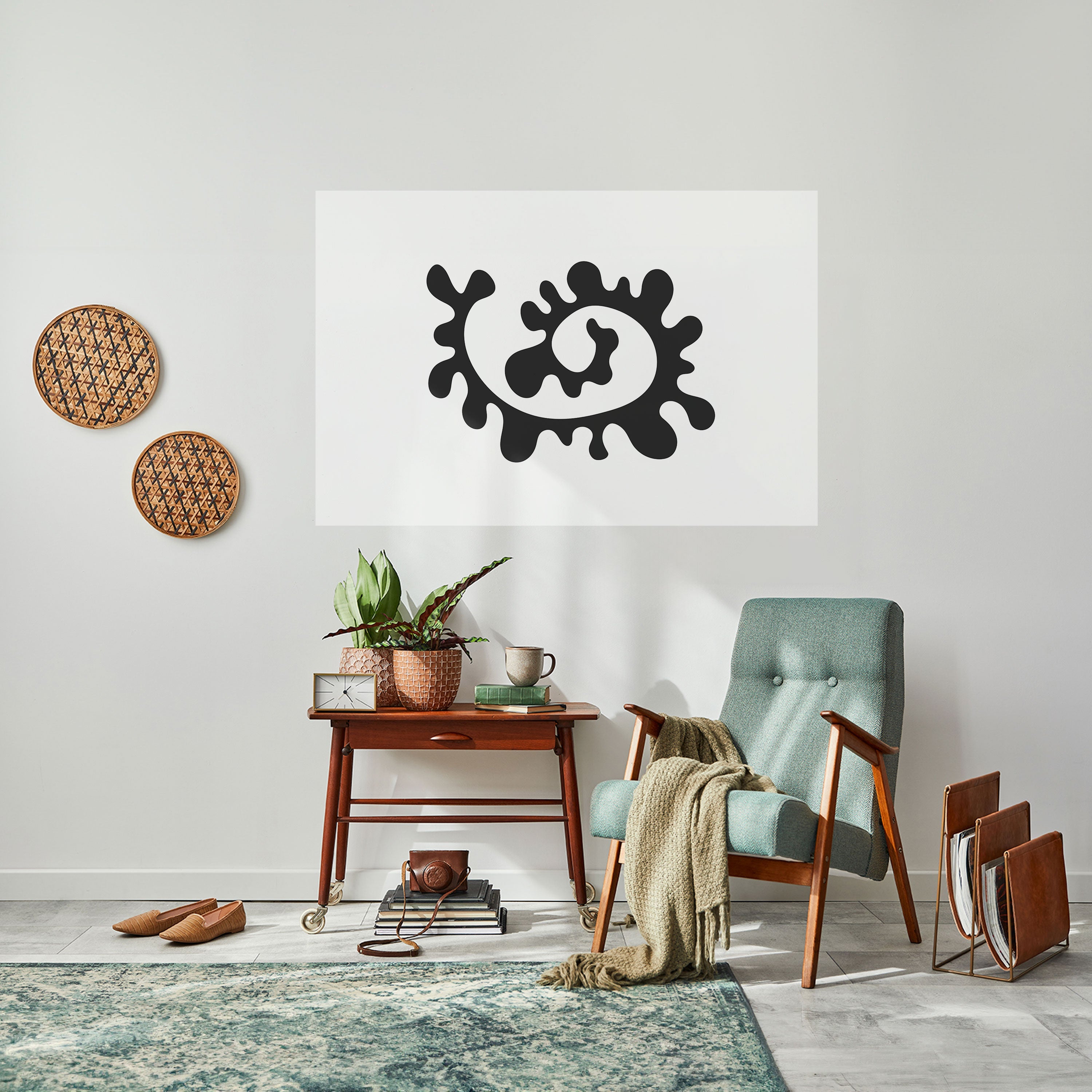 Affiche horizontale autocollante LE MÉLANGE D'HIER