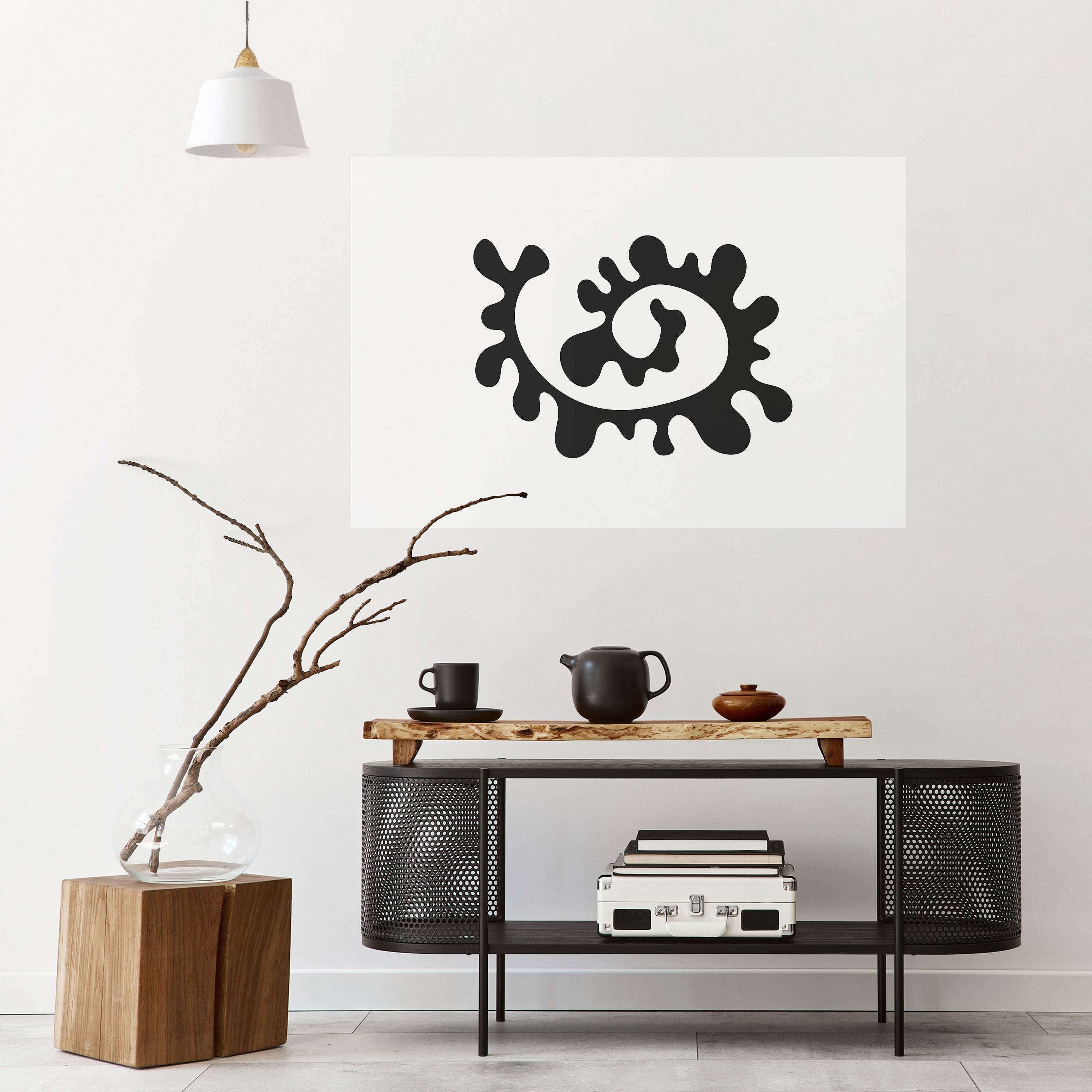 Affiche horizontale autocollante LE MÉLANGE D'HIER